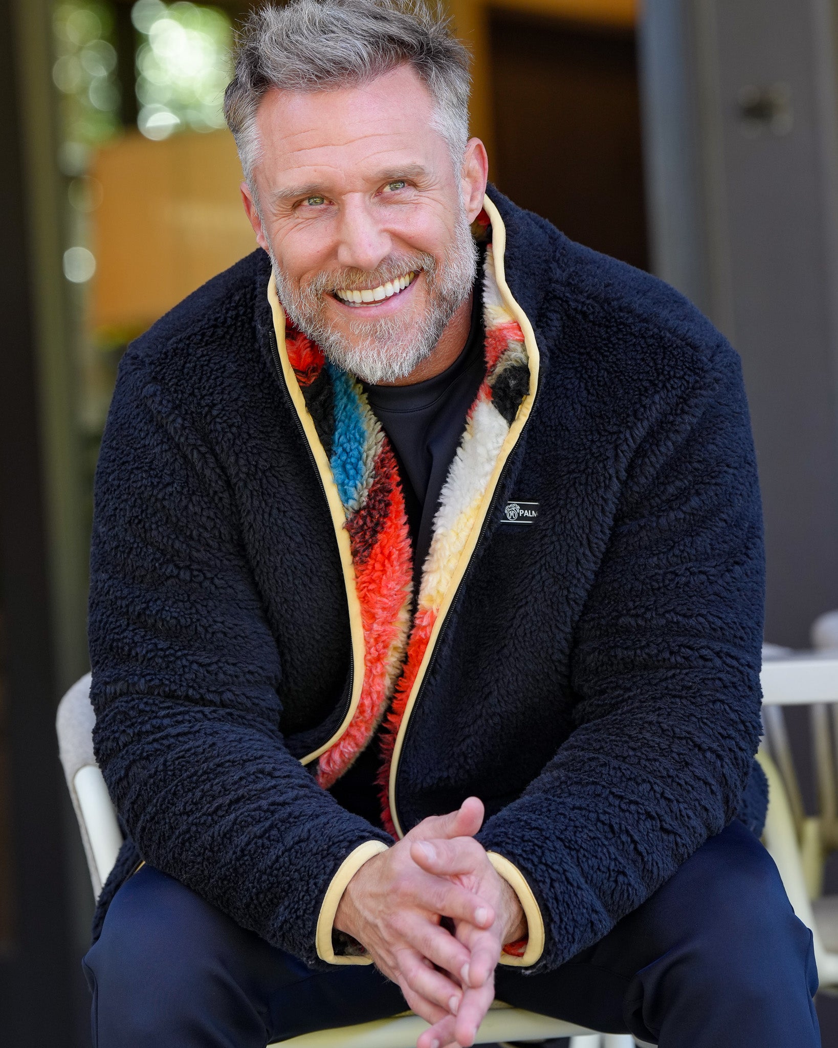 Jacquard Double Sherpa Full Zip