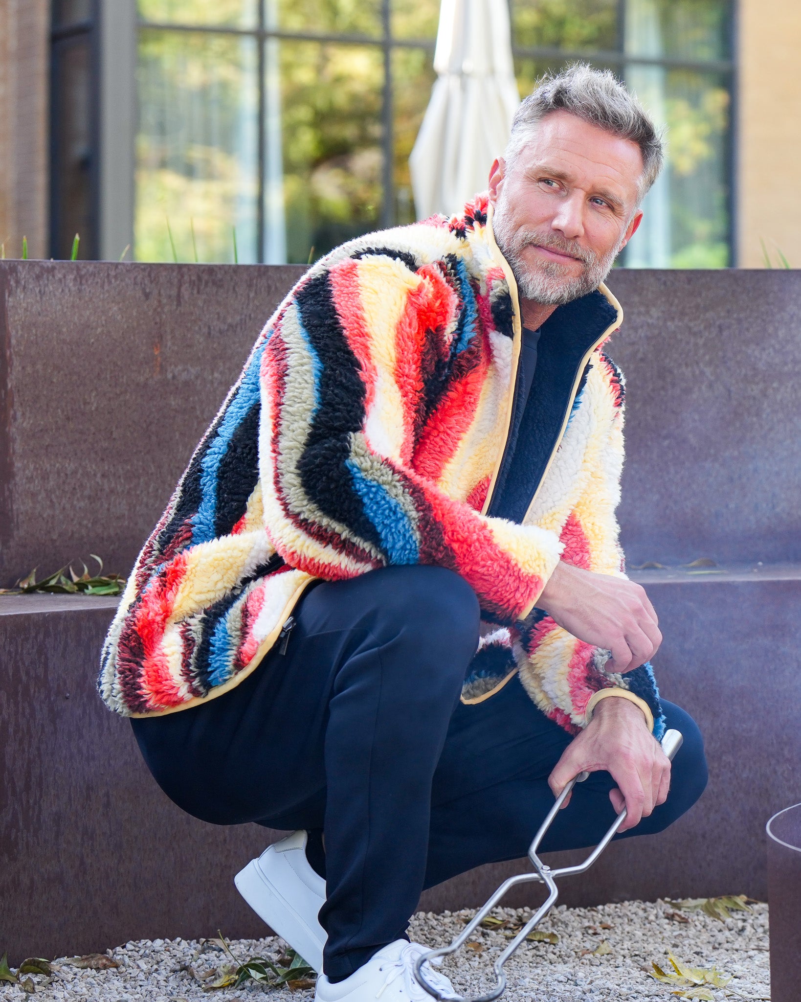 Jacquard Double Sherpa Full Zip