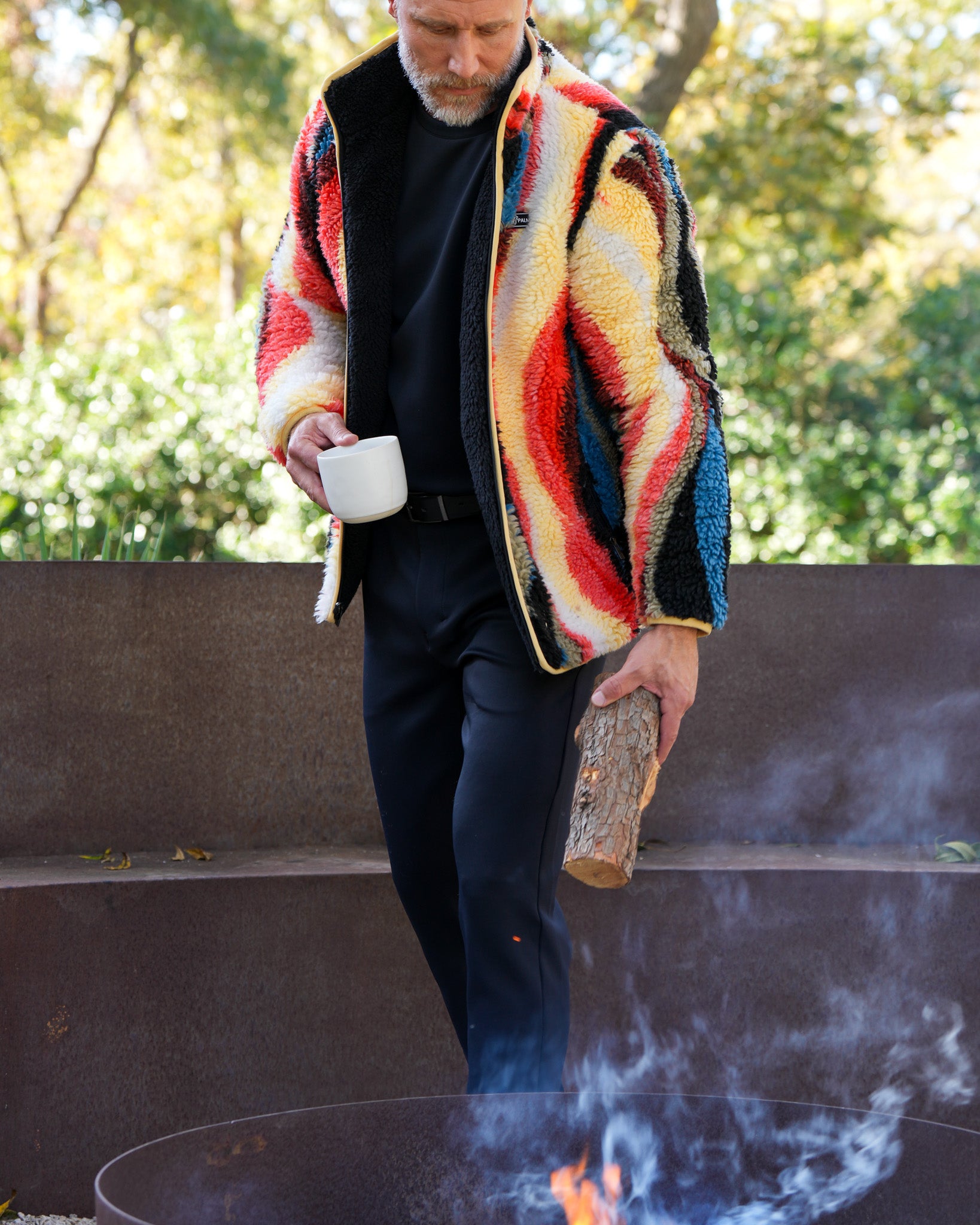 Jacquard Double Sherpa Full Zip