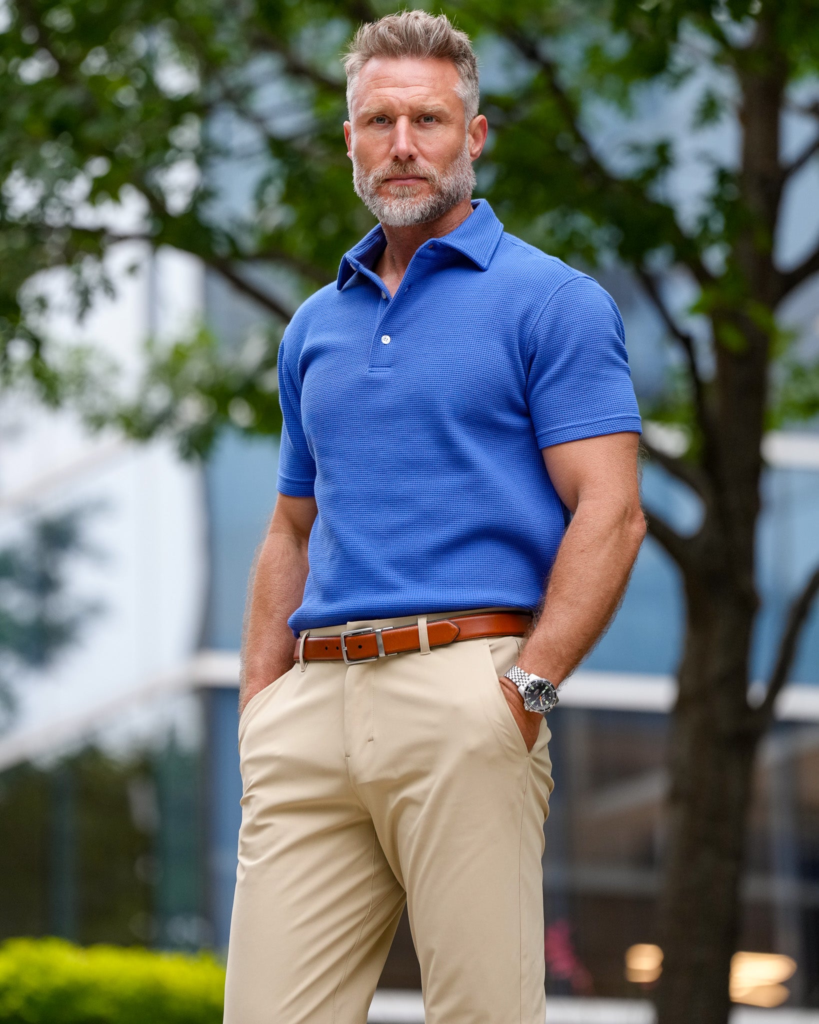 Forge Waffle Knit Polo