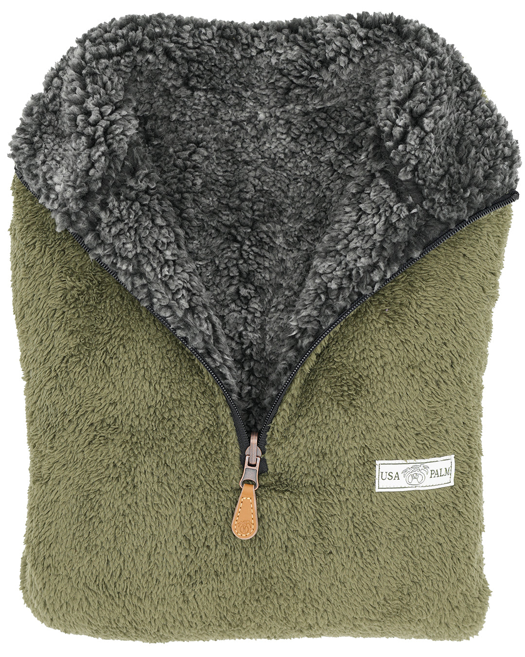 Reversible Double Sherpa 1/4 Zip