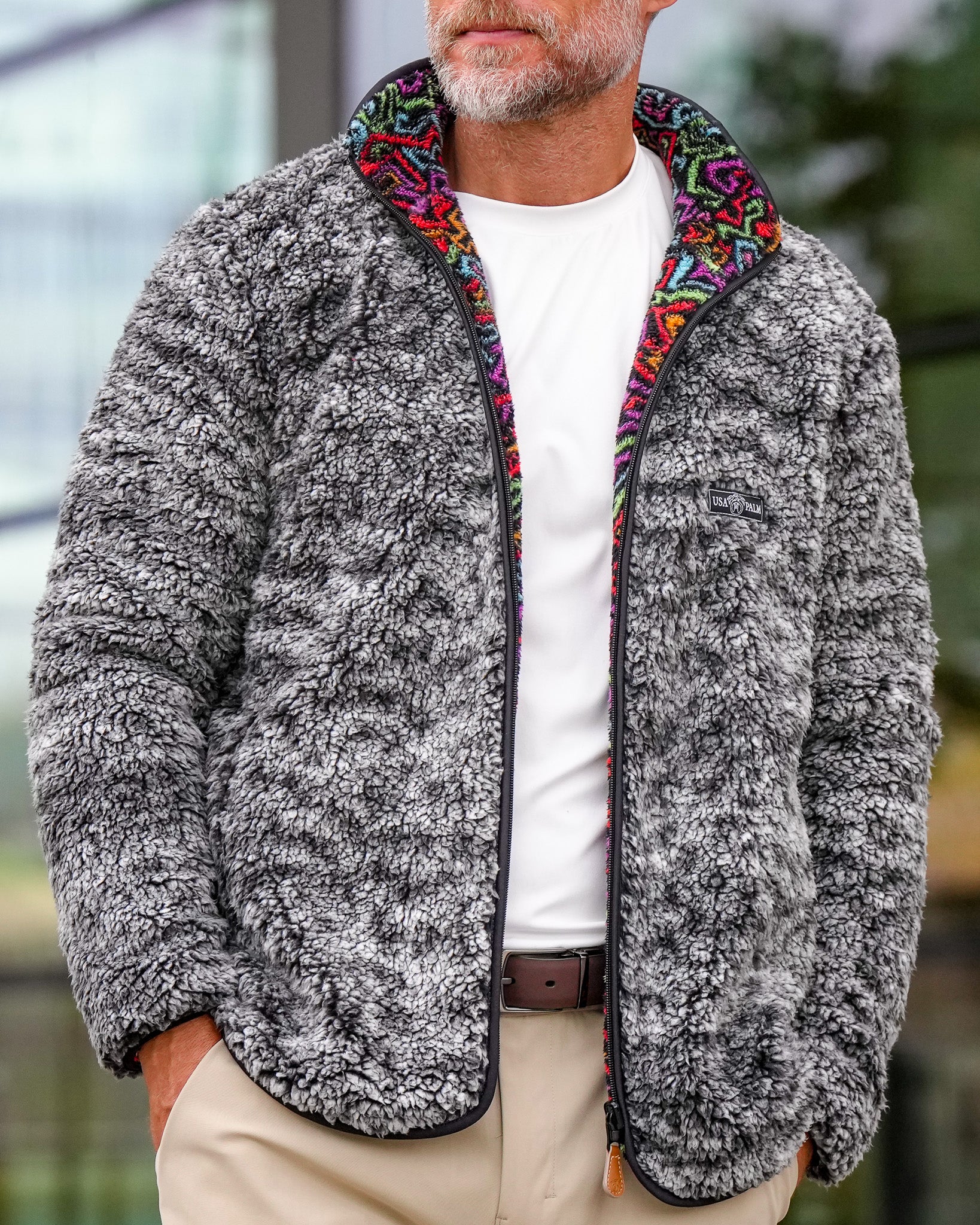 Reversible Sherpa Full Zip