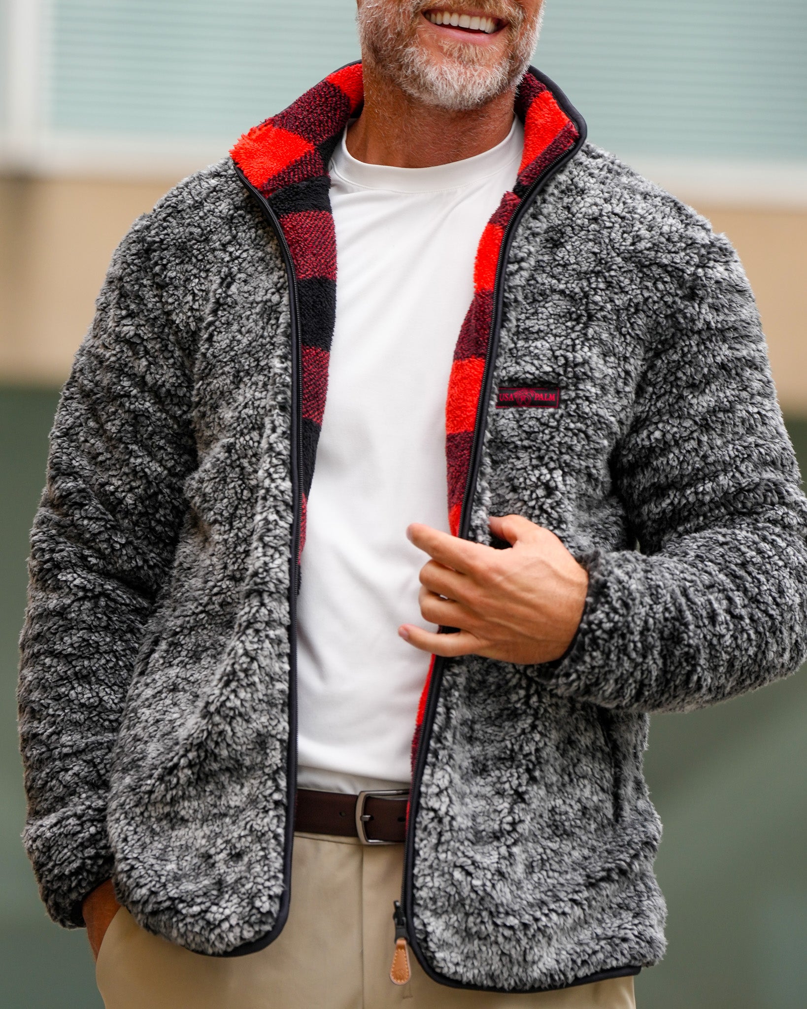 Reversible Sherpa Full Zip