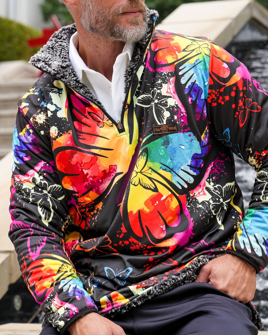 Reversible Sherpa 1/4 Zip - Sale