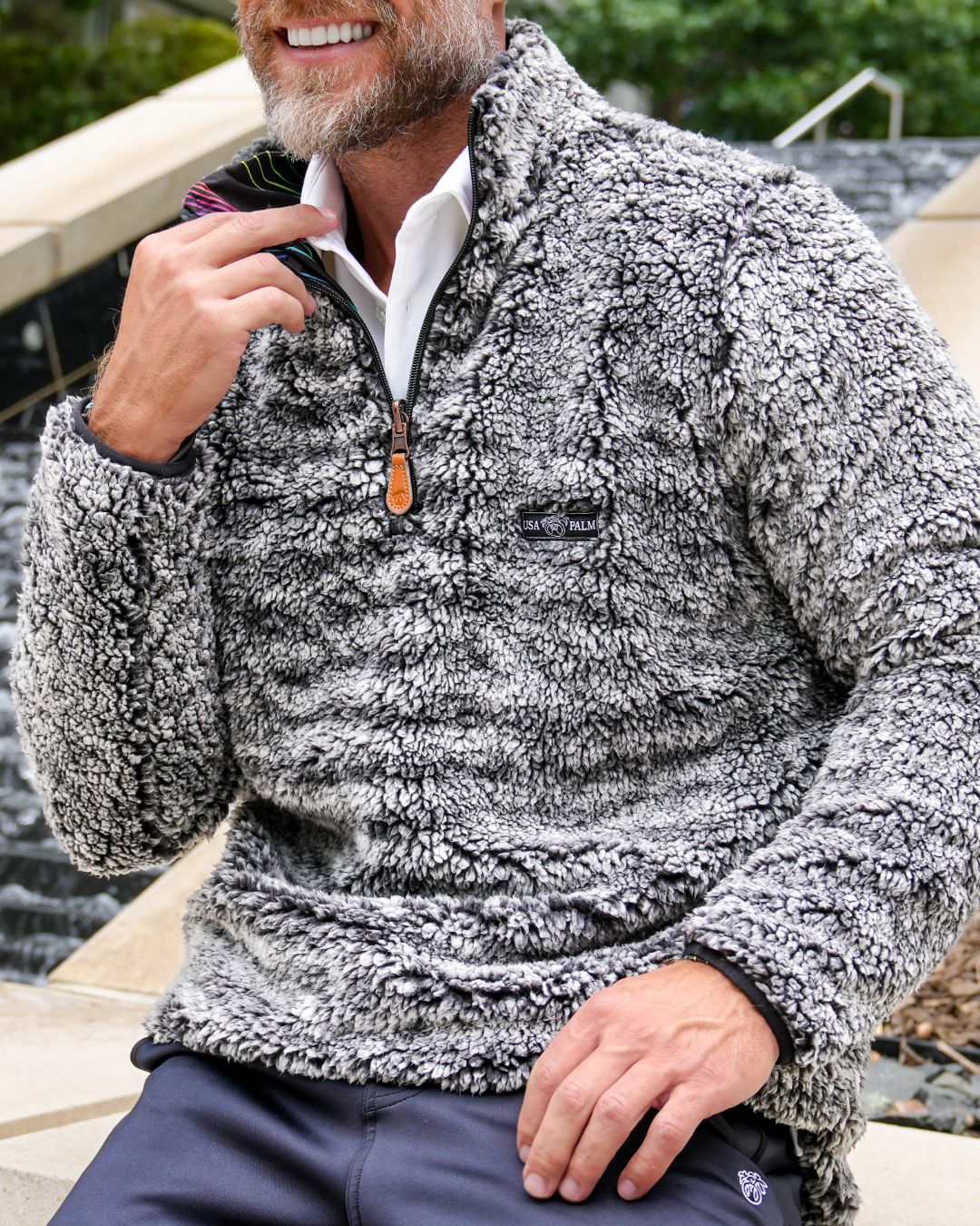 Reversible Sherpa 1/4 Zip - Sale