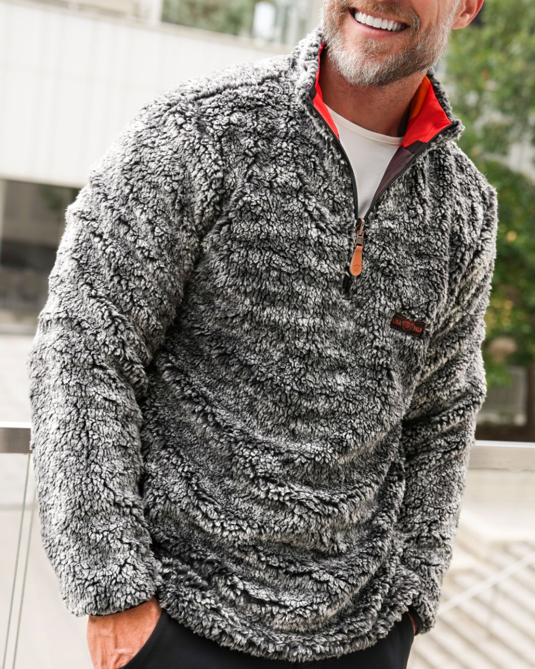 Reversible Sherpa 1/4 Zip - Sale