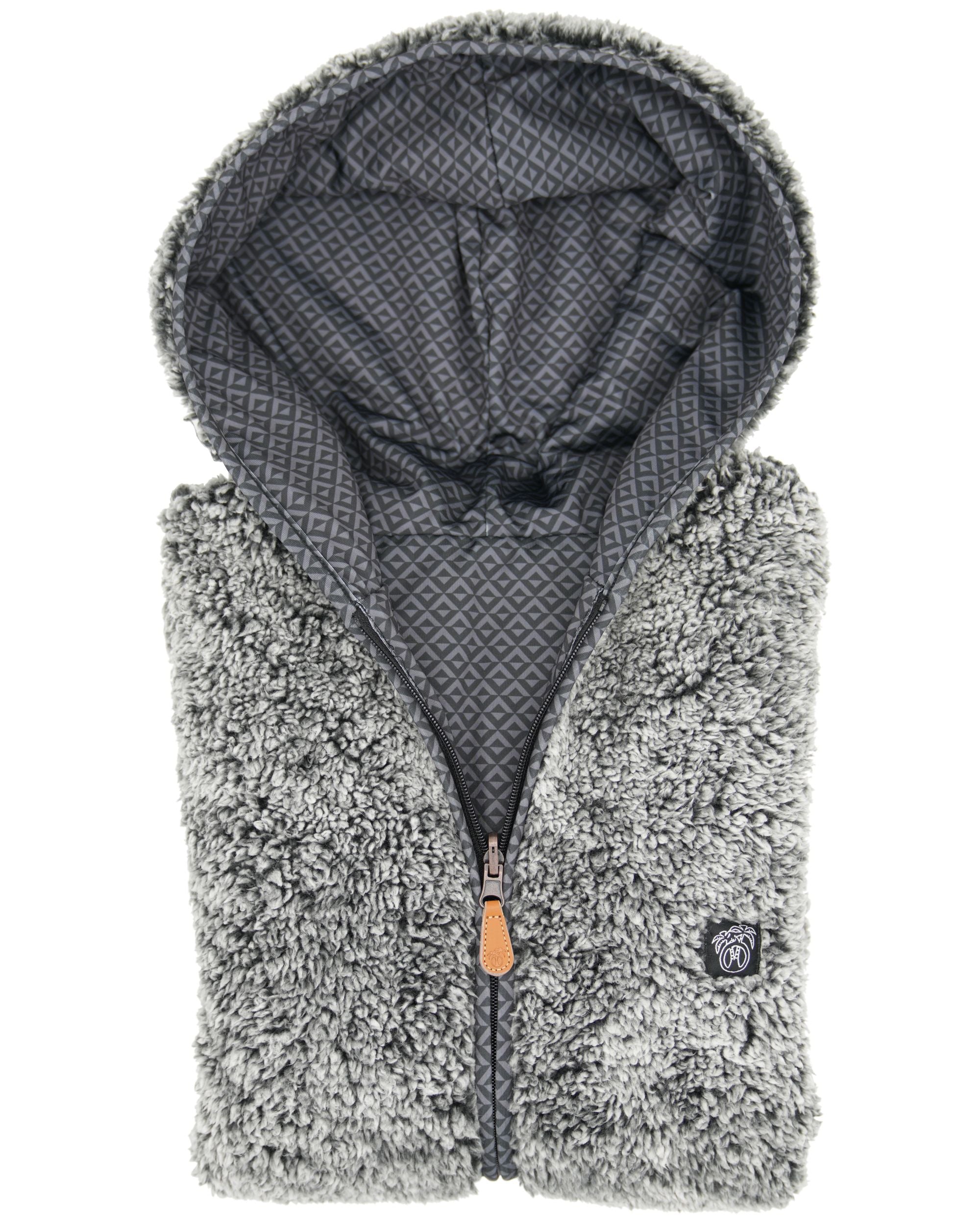 Reversible Sherpa 1/2 Zip Hoodie - Sale