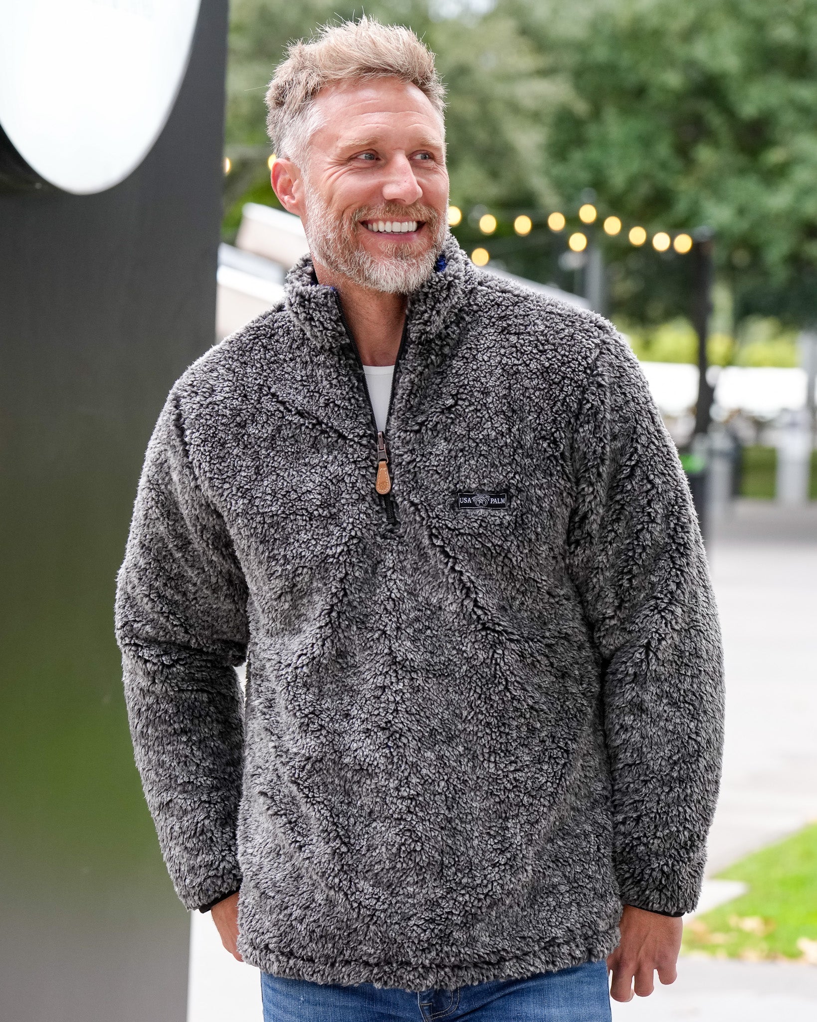 Reversible Double Sherpa 1/4 Zip