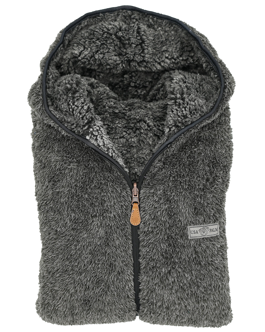 Reversible Sherpa Full Zip Hoodie