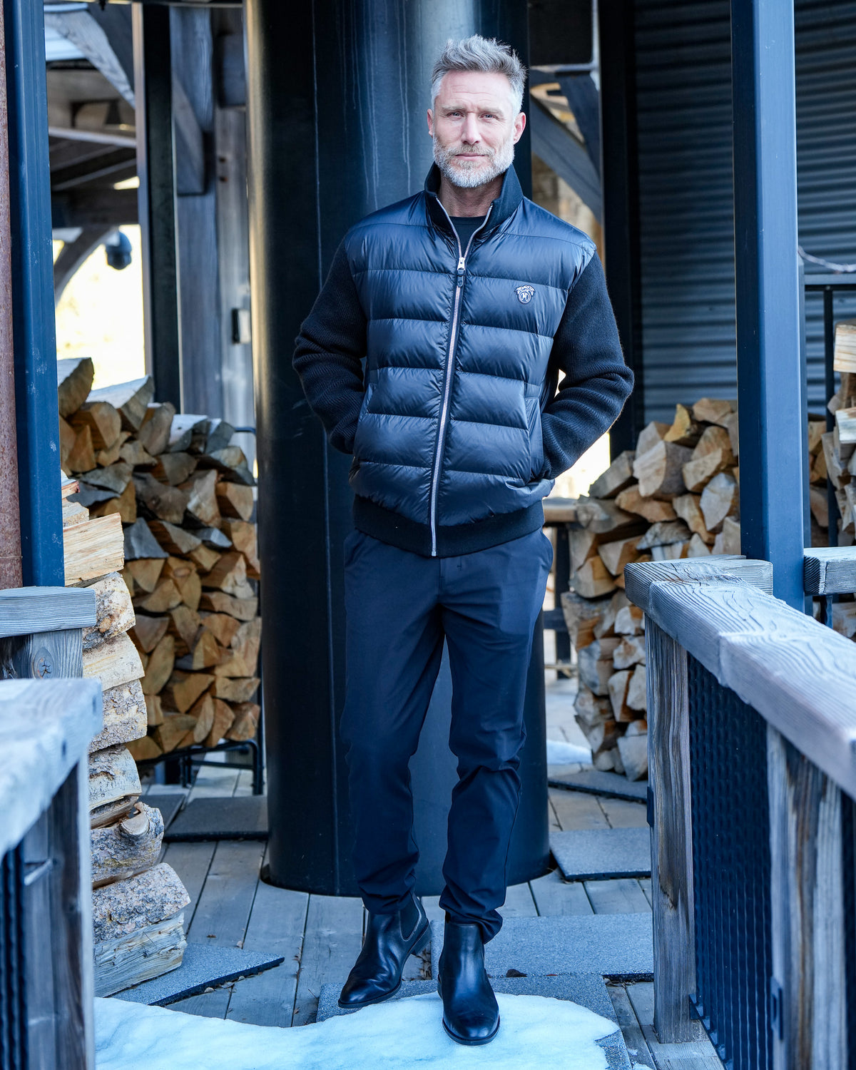 Aspen Knit Puffer