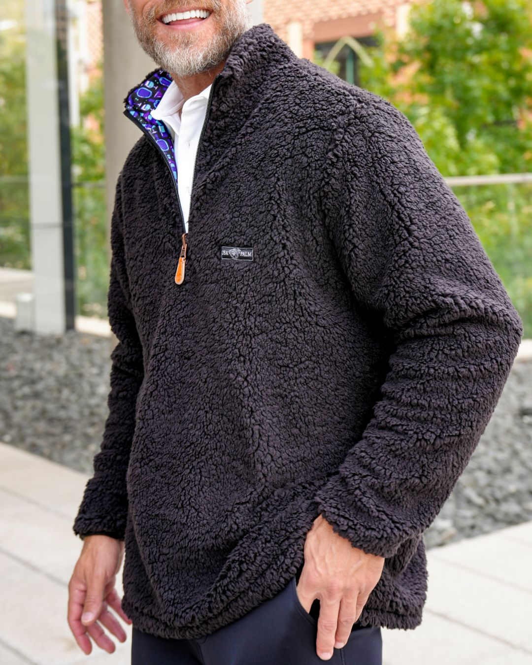 Reversible Sherpa 1/4 Zip - Sale