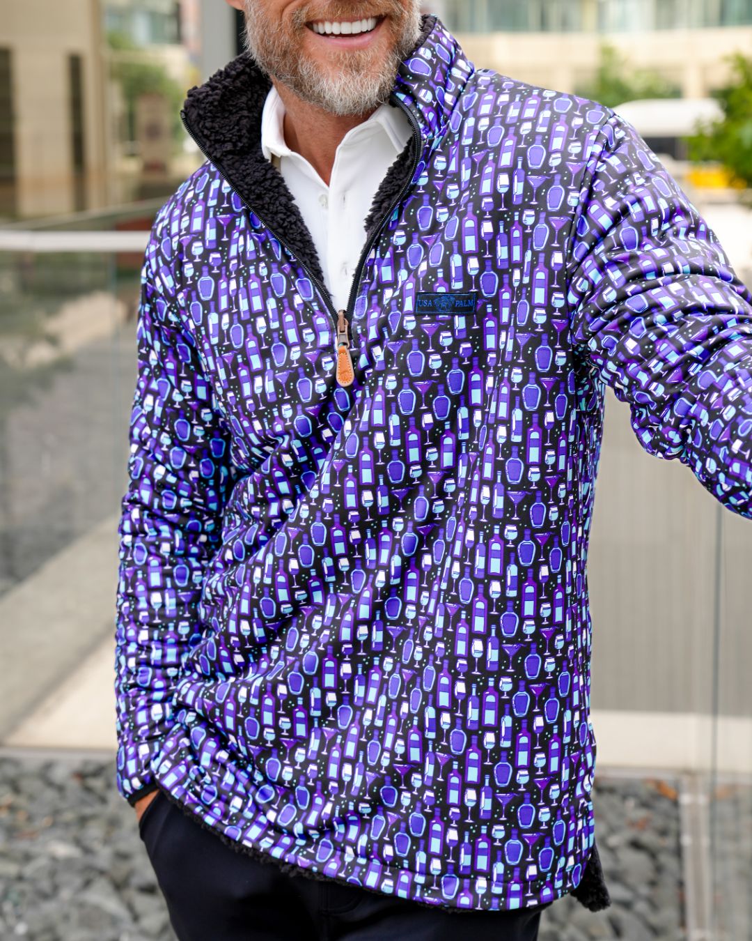 Reversible Sherpa 1/4 Zip - Sale