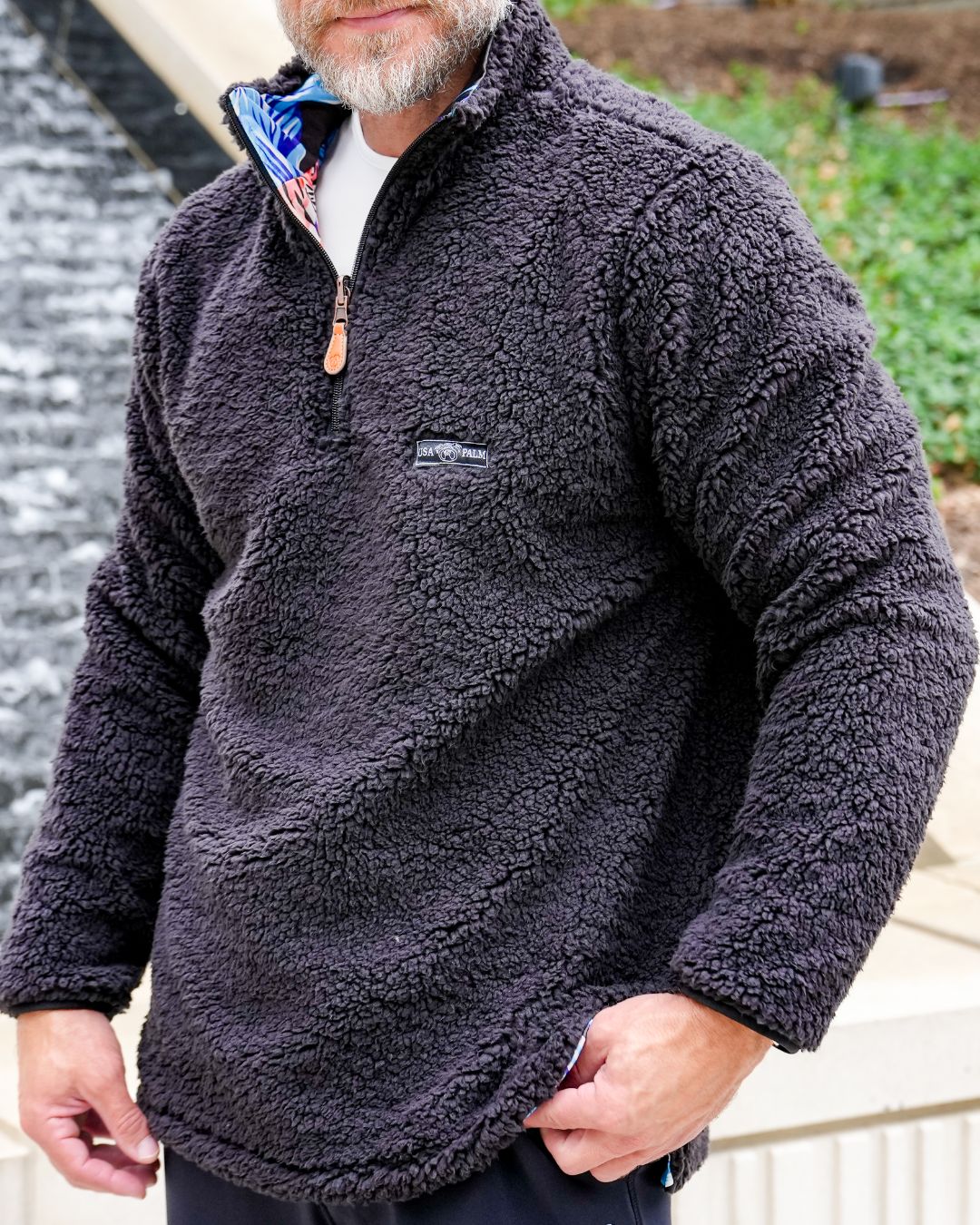 Reversible Sherpa 1/4 Zip - Sale