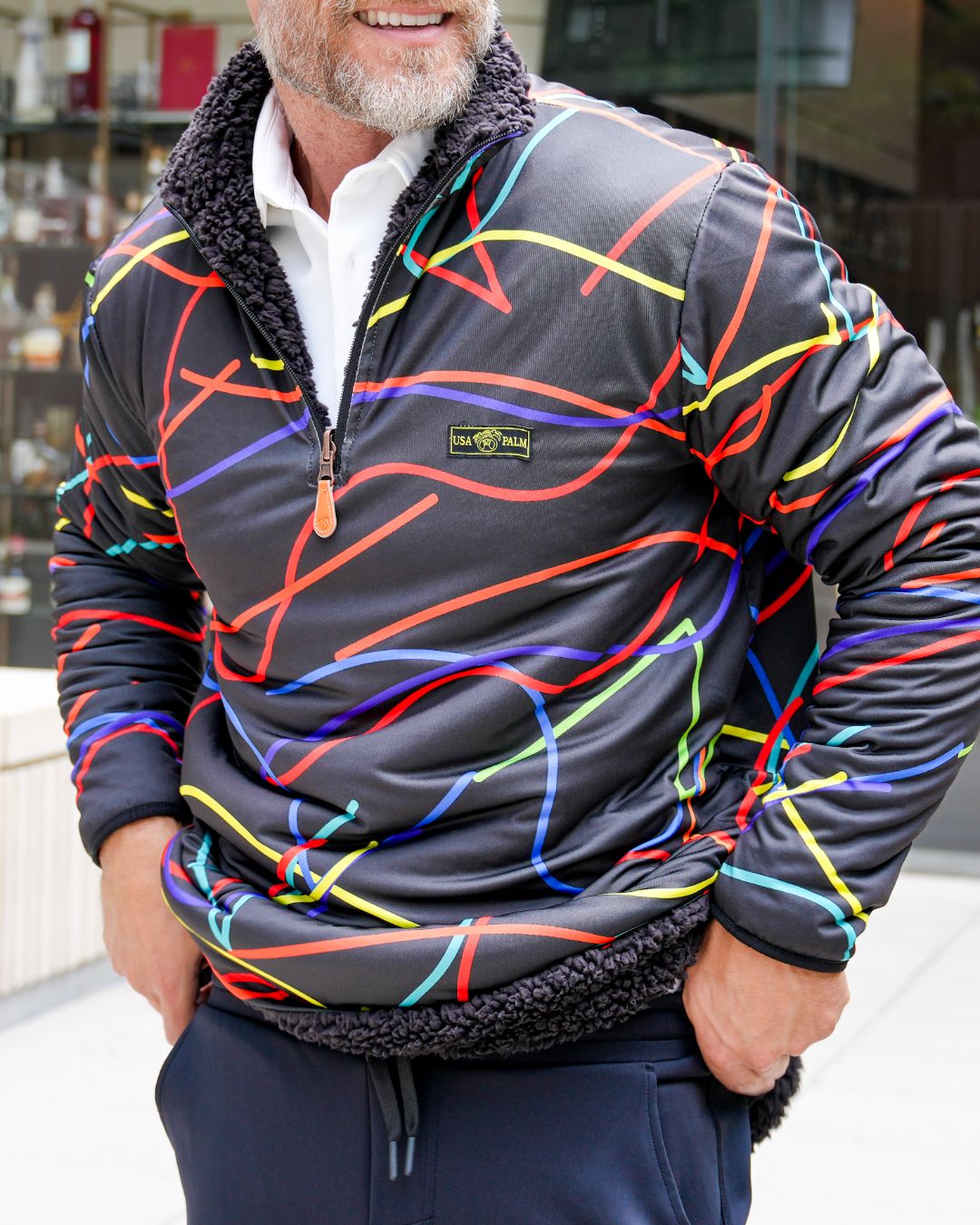 Reversible Sherpa 1/4 Zip - Sale