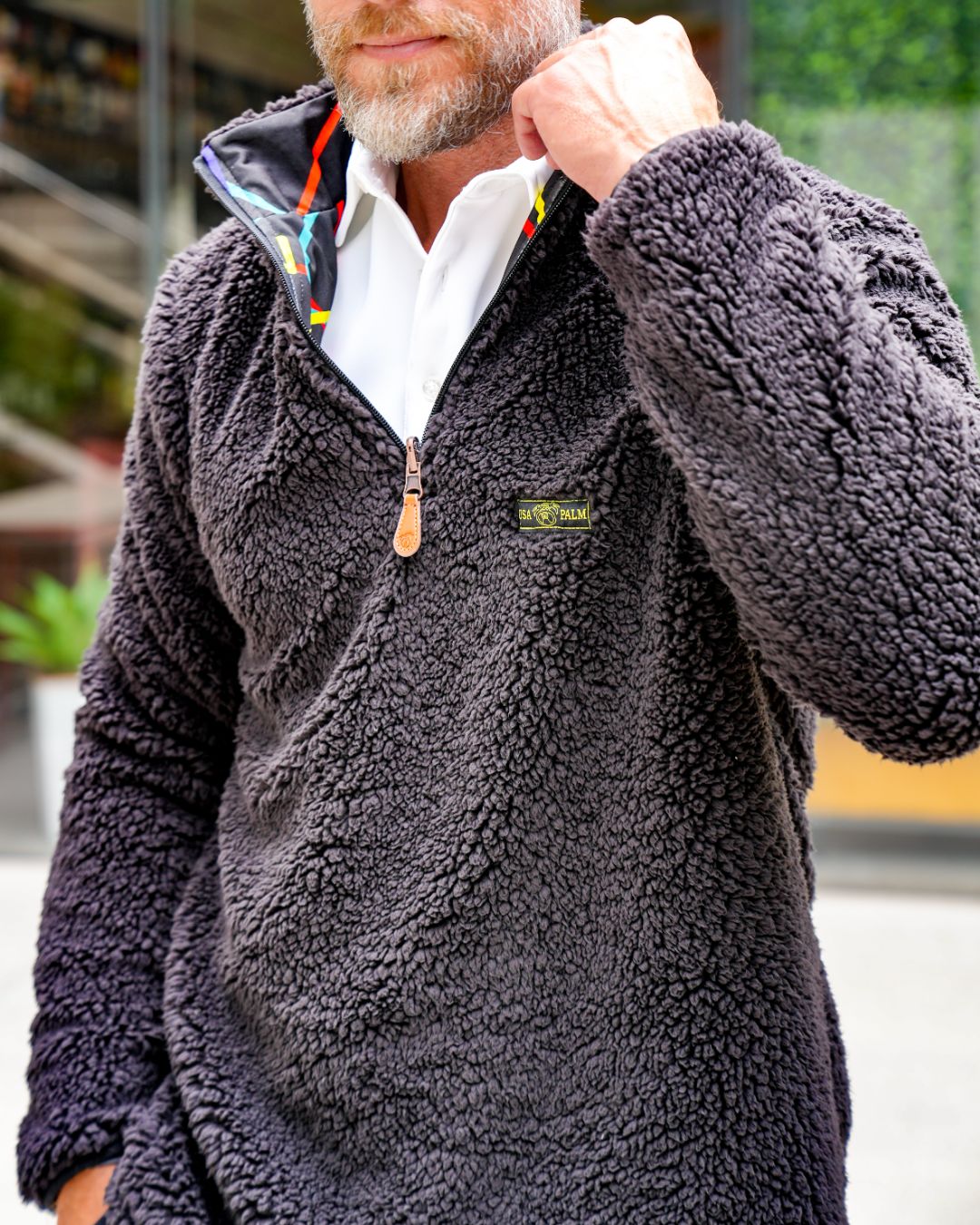 Reversible Sherpa 1/4 Zip - Sale