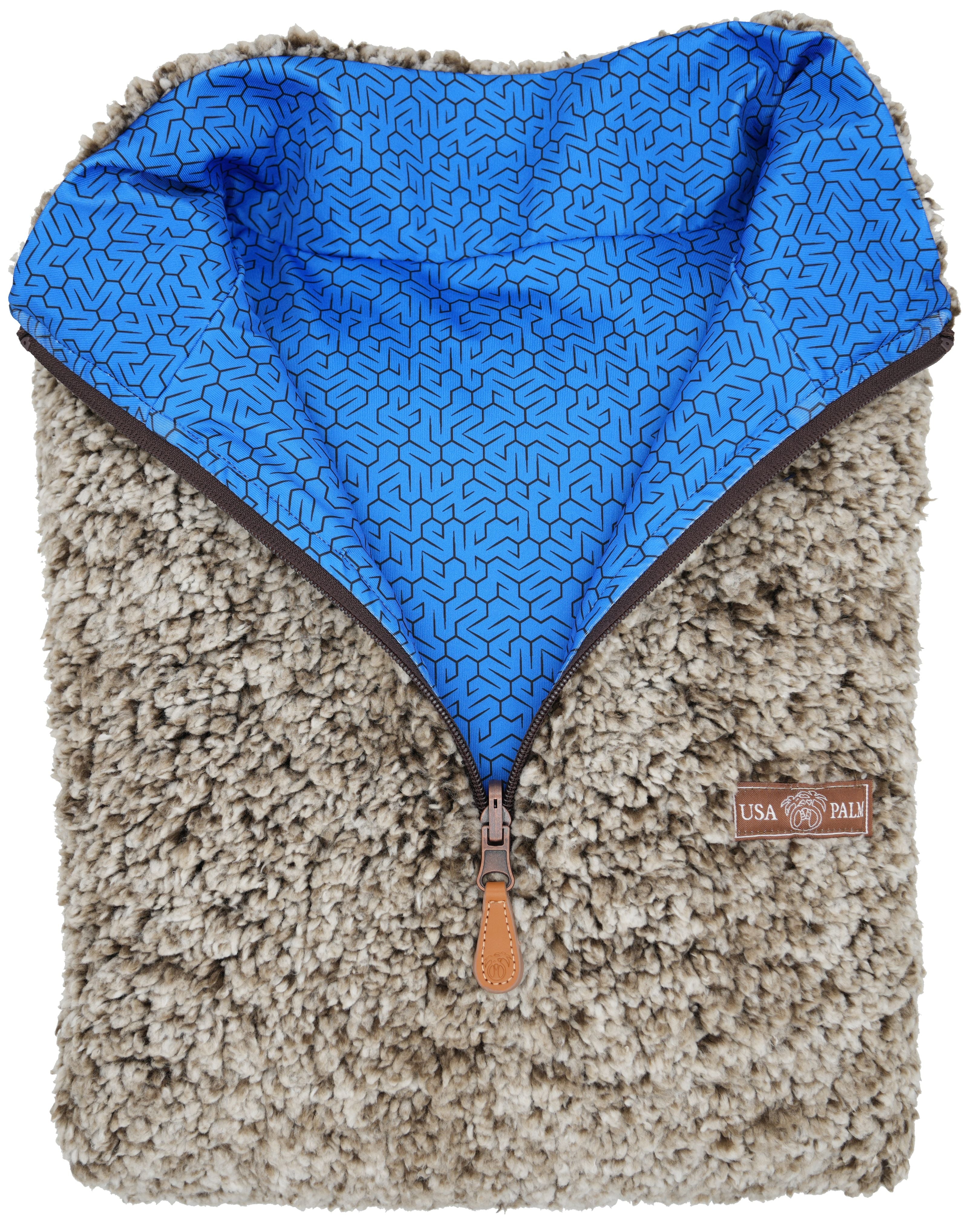 Reversible Sherpa 1/4 Zip - Sale