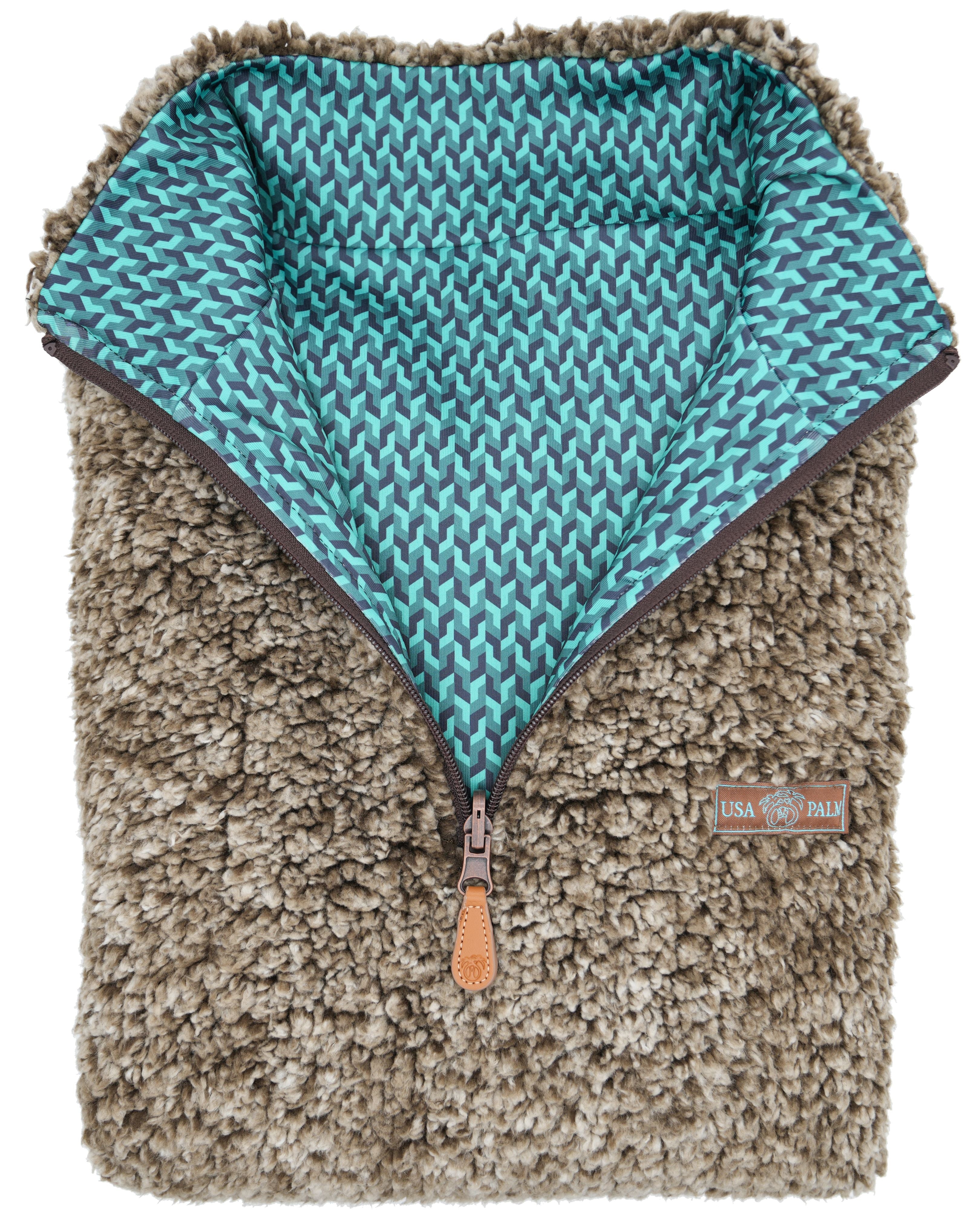 Reversible Sherpa 1/4 Zip - Sale