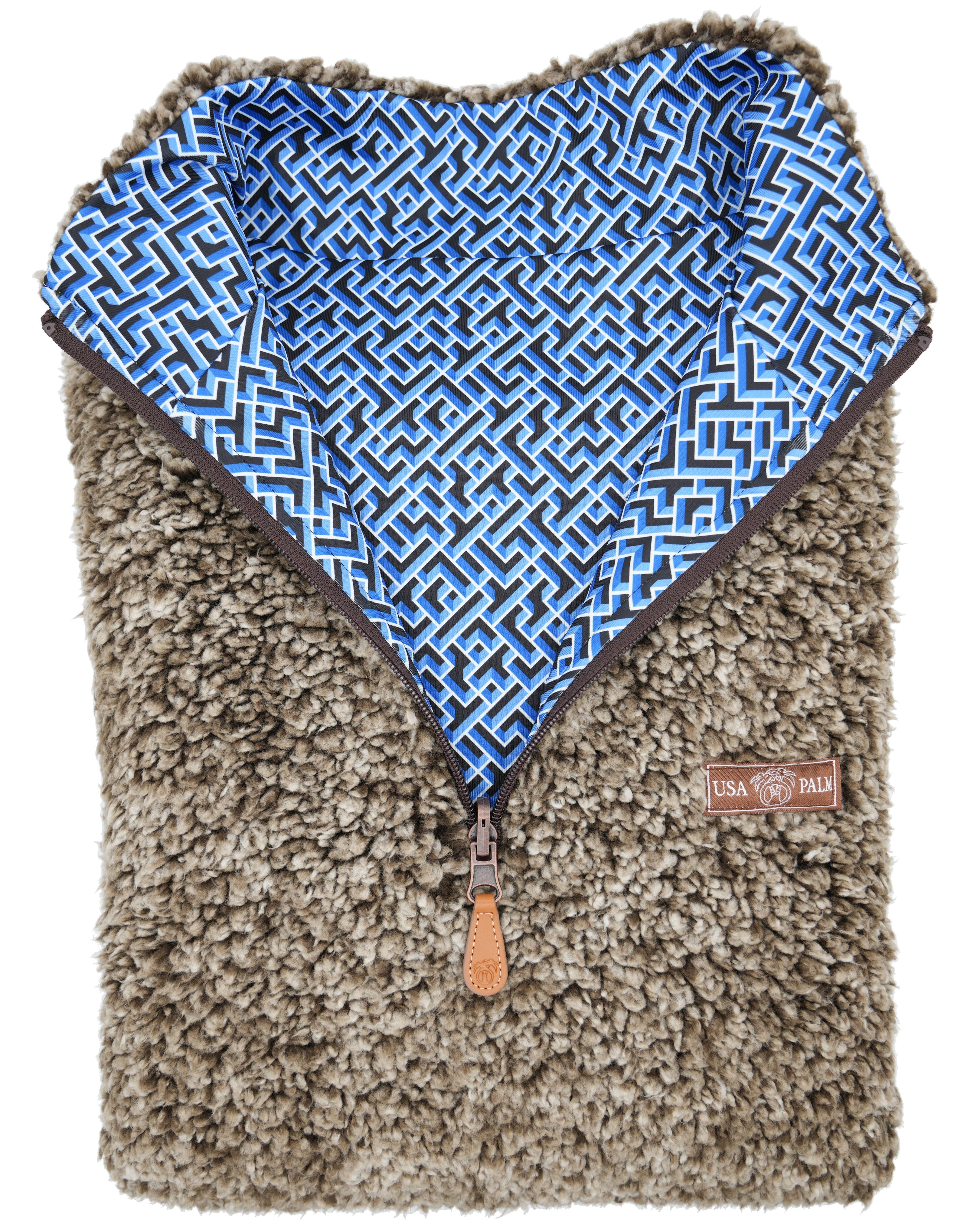 Reversible Sherpa 1/4 Zip - Sale