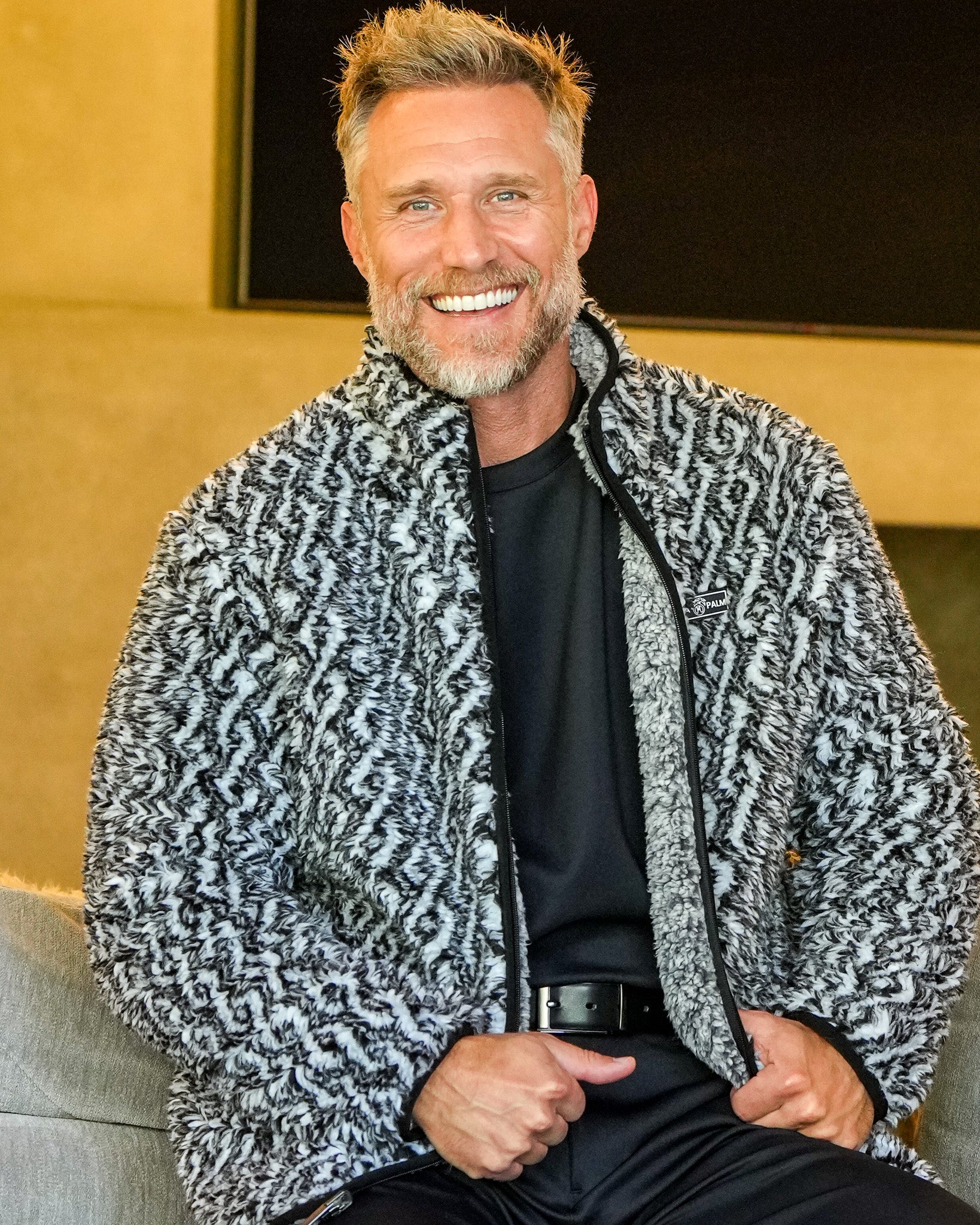 Jacquard Double Sherpa Full Zip