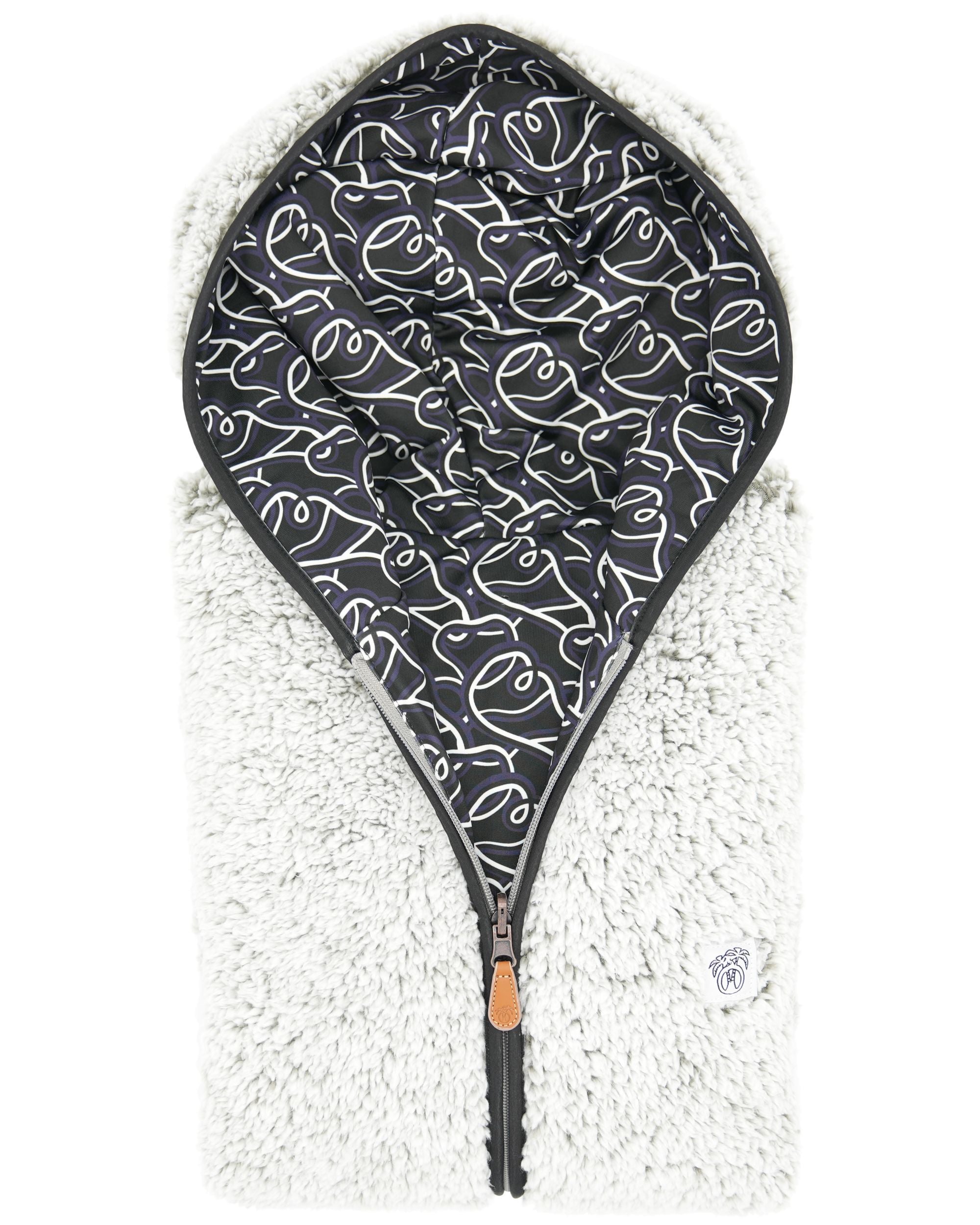 Reversible Sherpa 1/2 Zip Hoodie - Sale