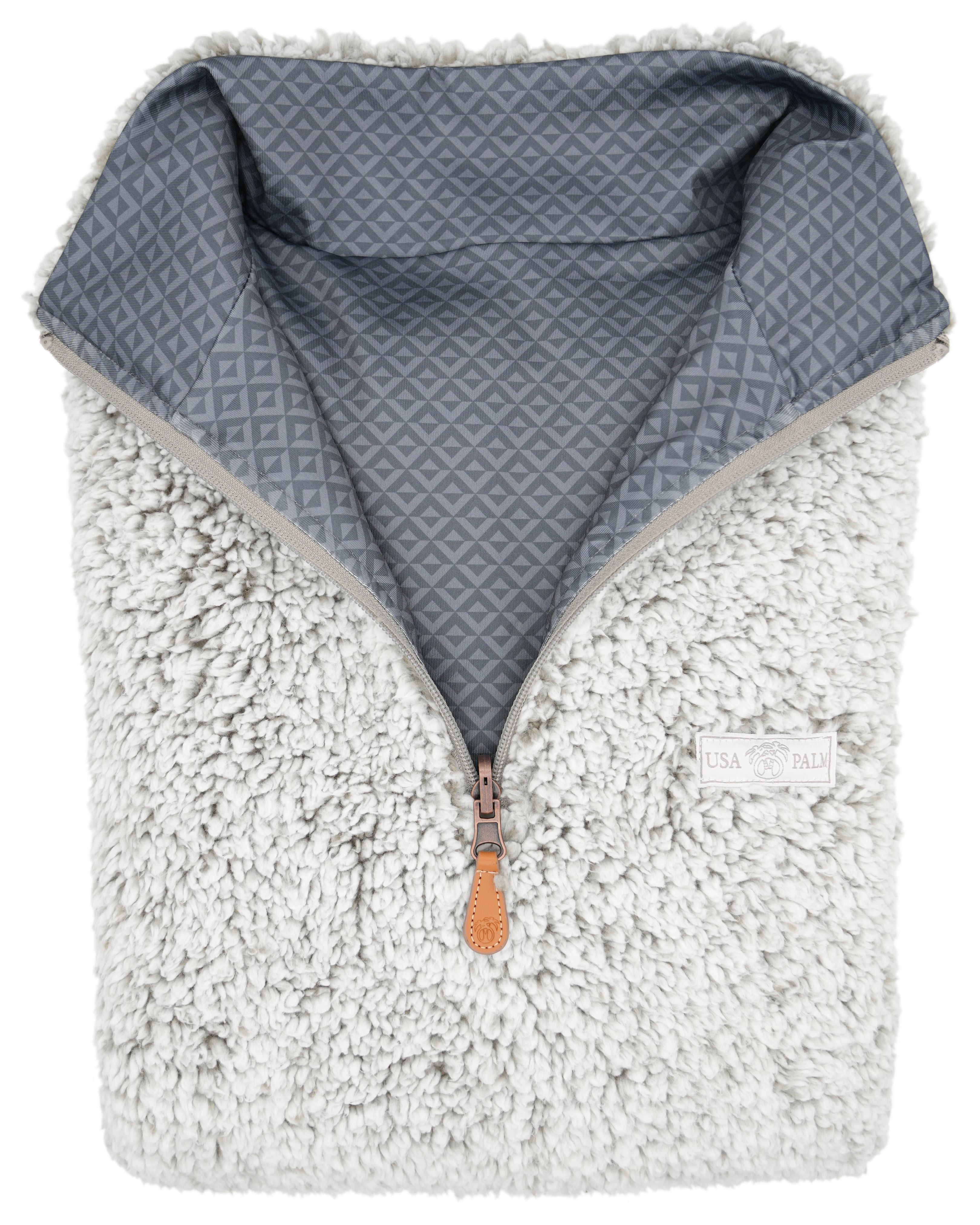 Reversible Sherpa 1/4 Zip - Sale