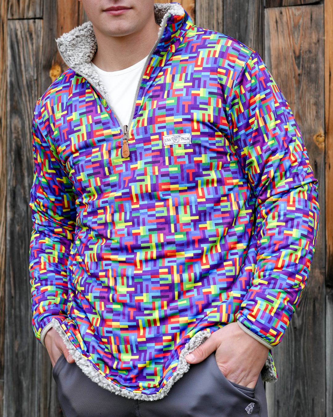 Reversible Sherpa 1/4 Zip - Sale