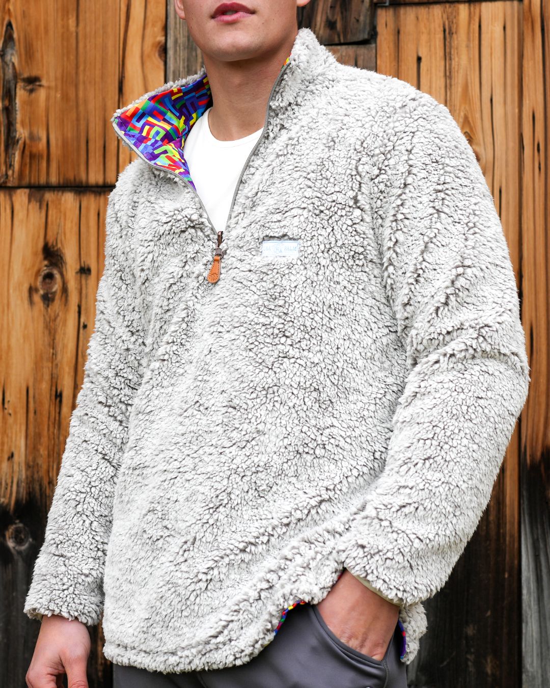 Reversible Sherpa 1/4 Zip - Sale