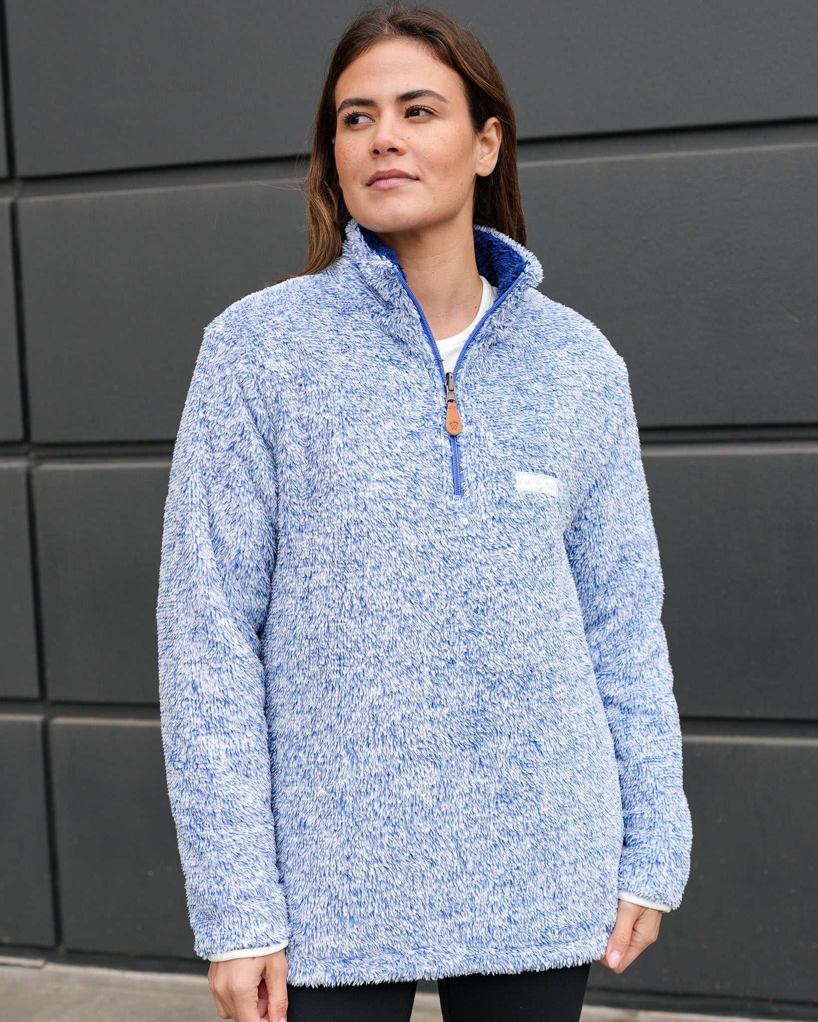 Reversible Double Sherpa 1/4 Zip