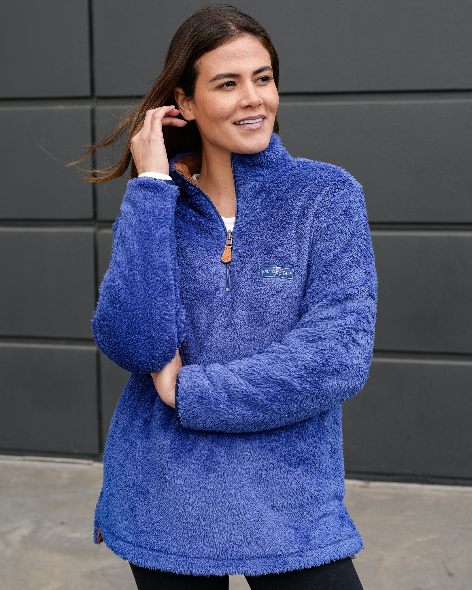 Reversible Double Sherpa 1/4 Zip