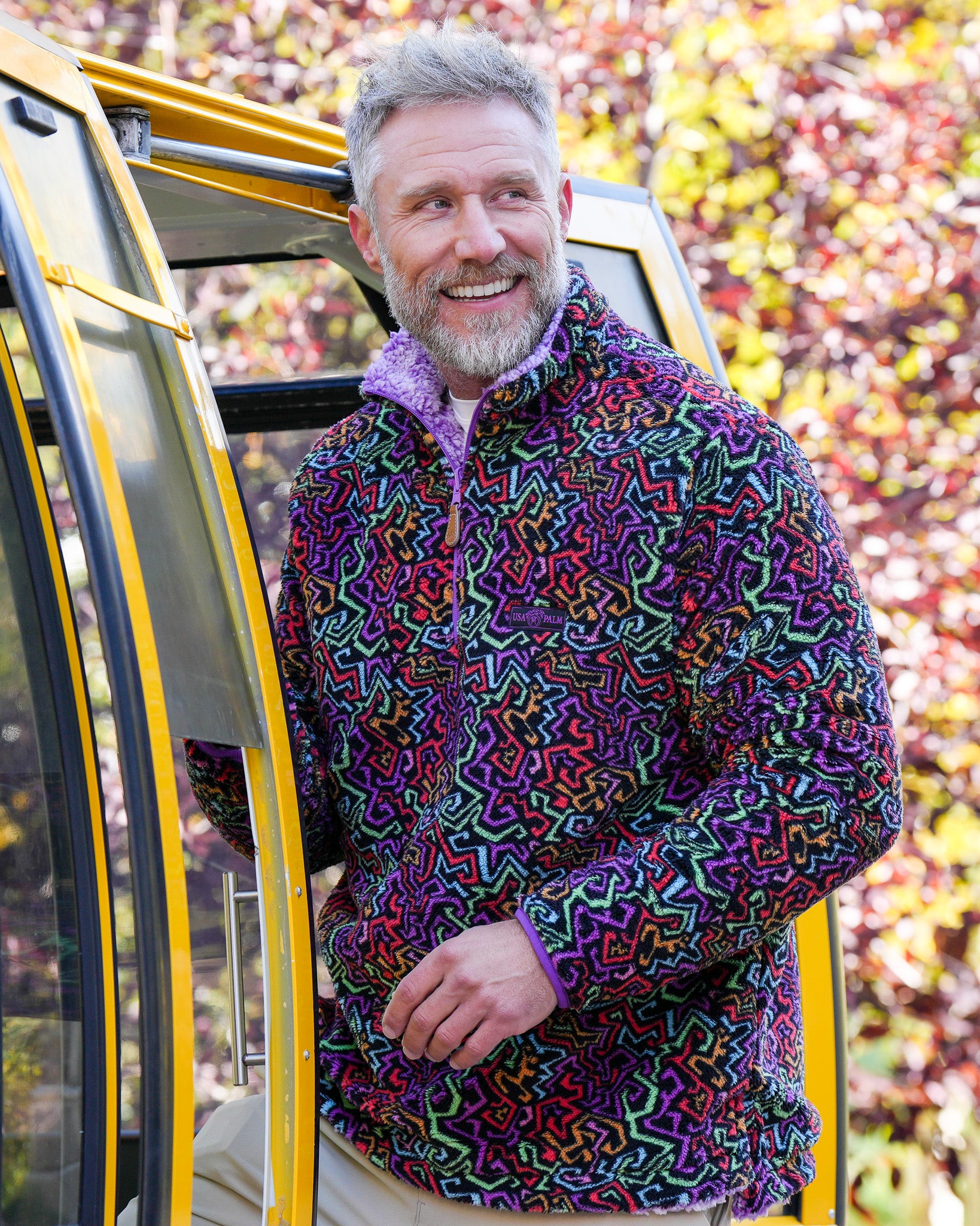 Reversible Double Sherpa 1/4 Zip