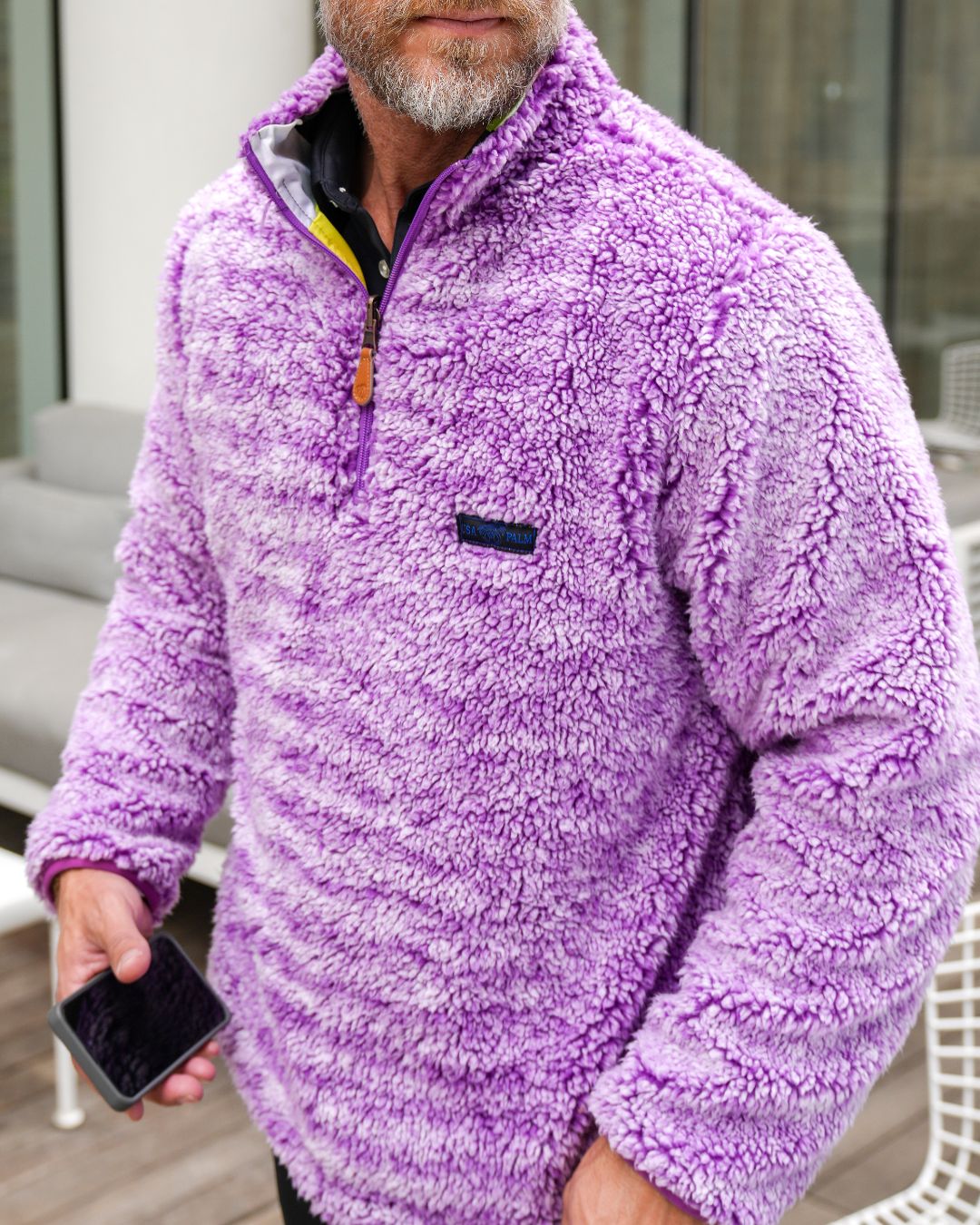 Reversible Sherpa 1/4 Zip - Sale