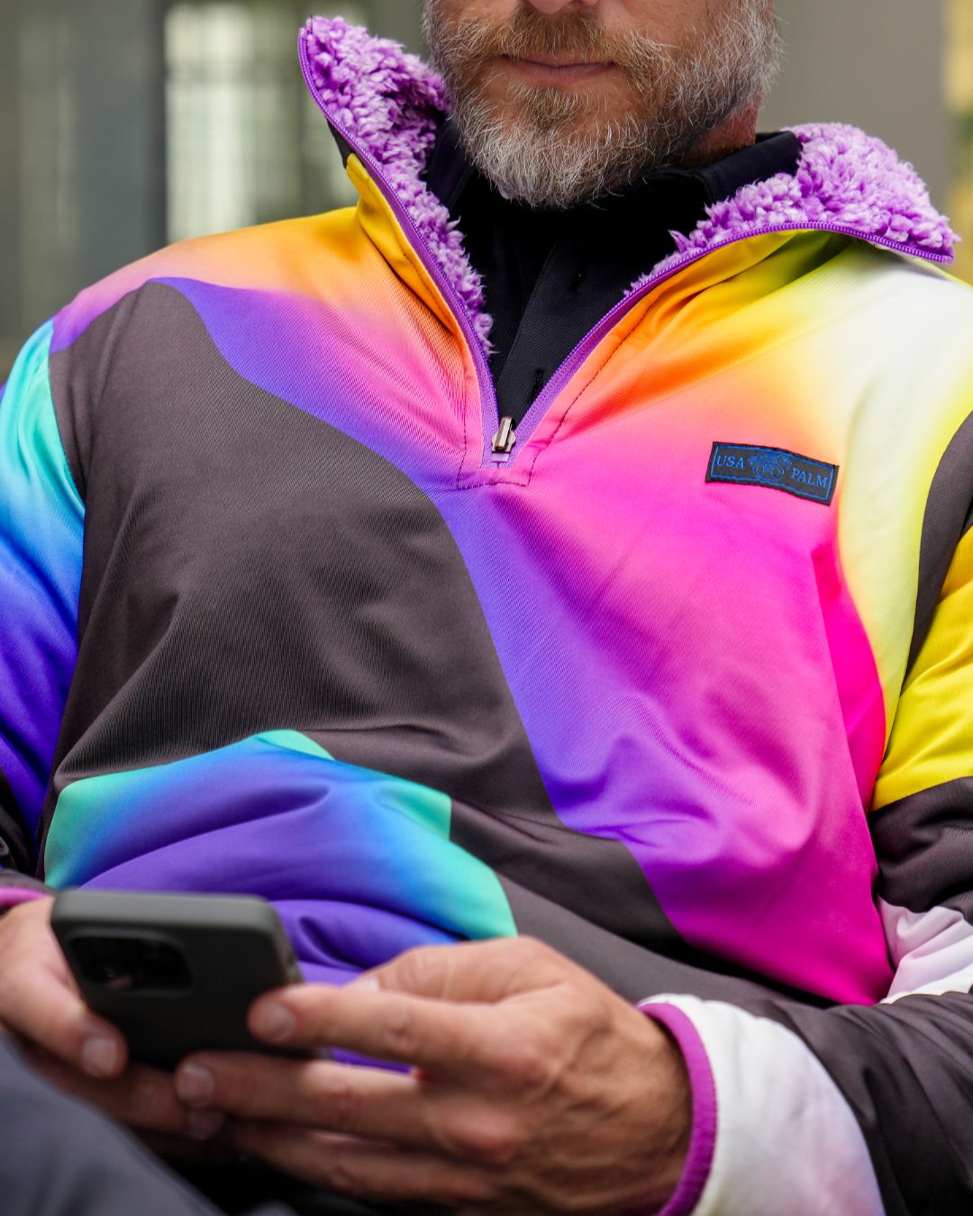 Reversible Sherpa 1/4 Zip - Sale