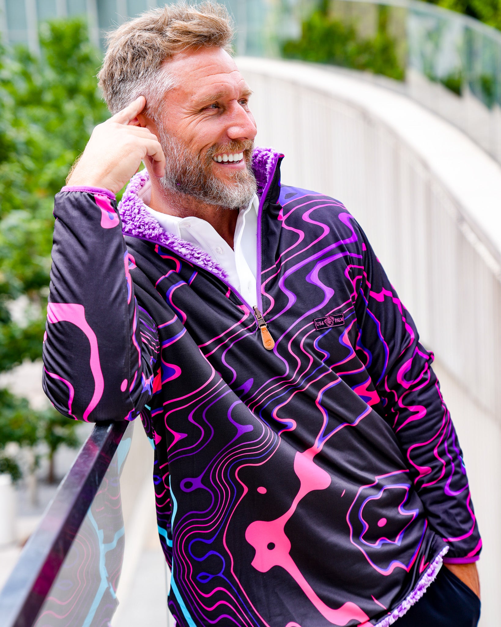 Reversible Sherpa 1/4 Zip - Sale