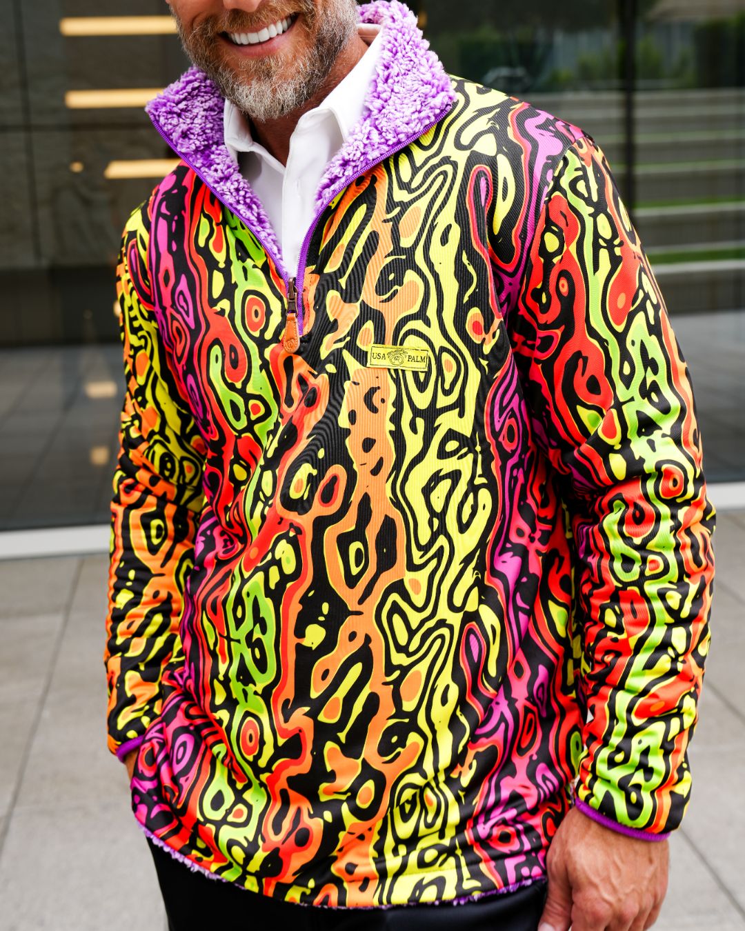 Reversible Sherpa 1/4 Zip - Sale