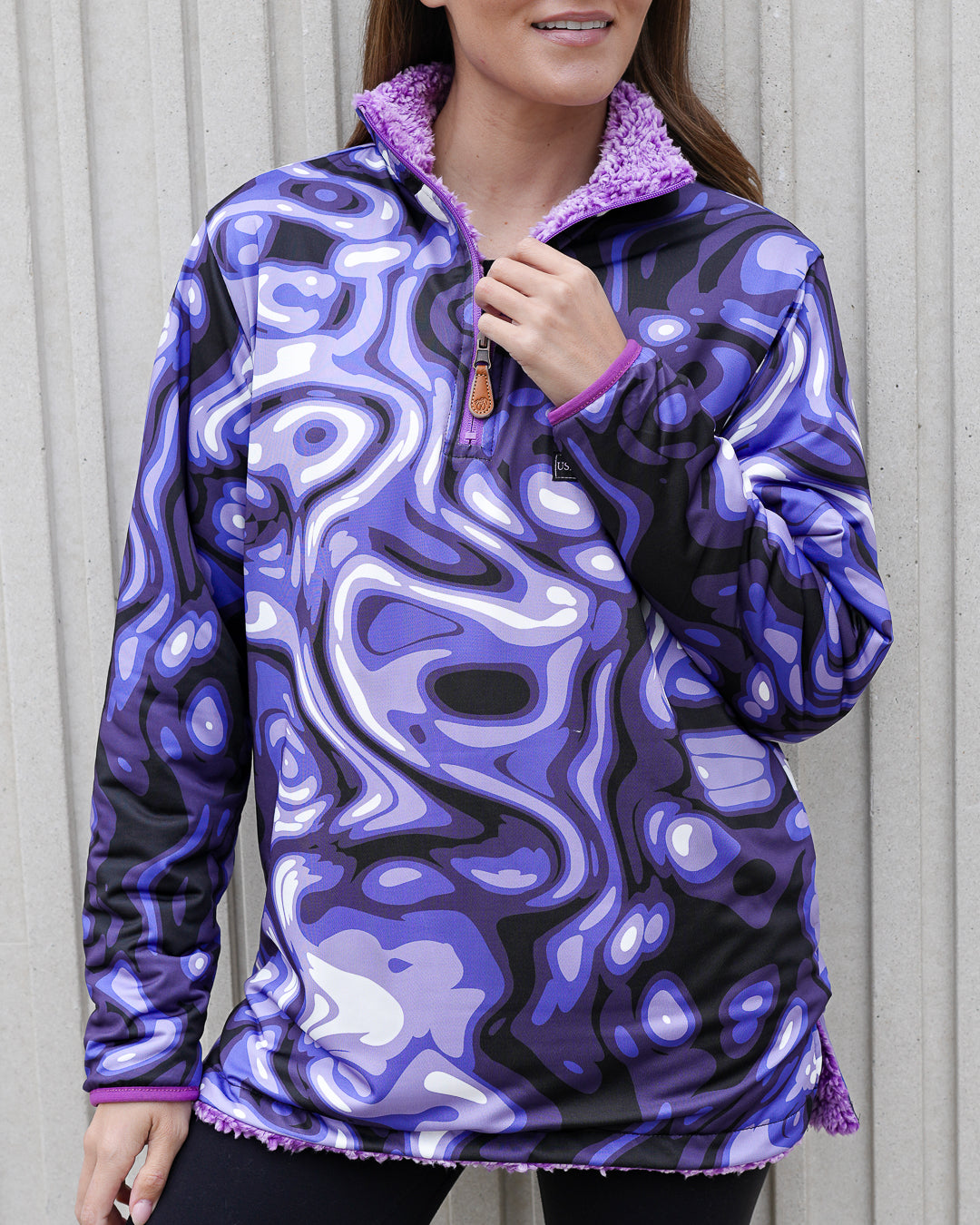 Reversible Sherpa 1/4 Zip - Sale