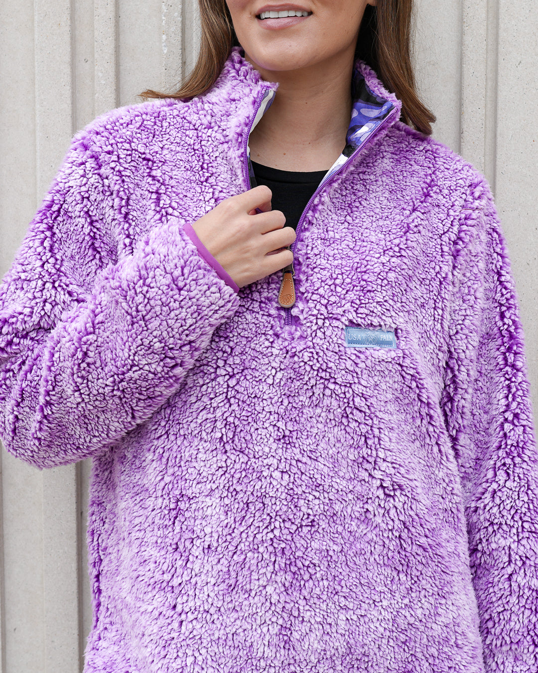 Reversible Sherpa 1/4 Zip - Sale