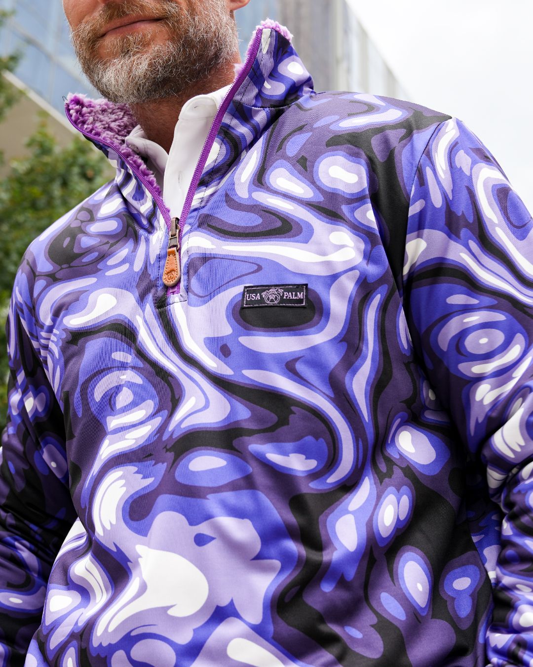 Reversible Sherpa 1/4 Zip - Sale