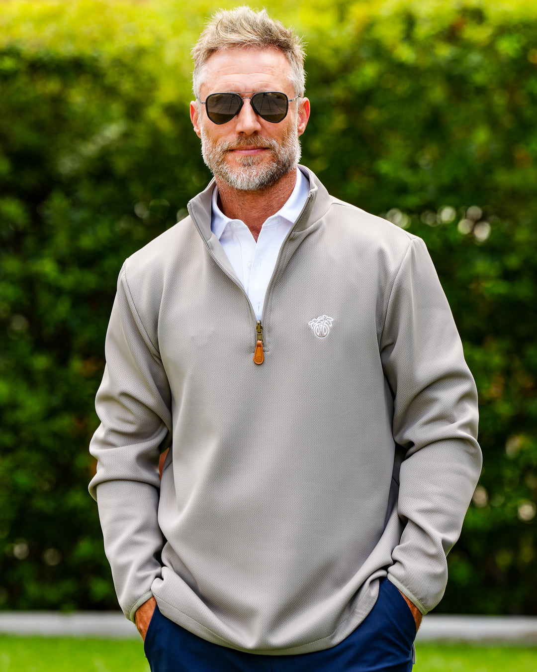 Reversible Infinity 1/4 Zip - Oversized Fit