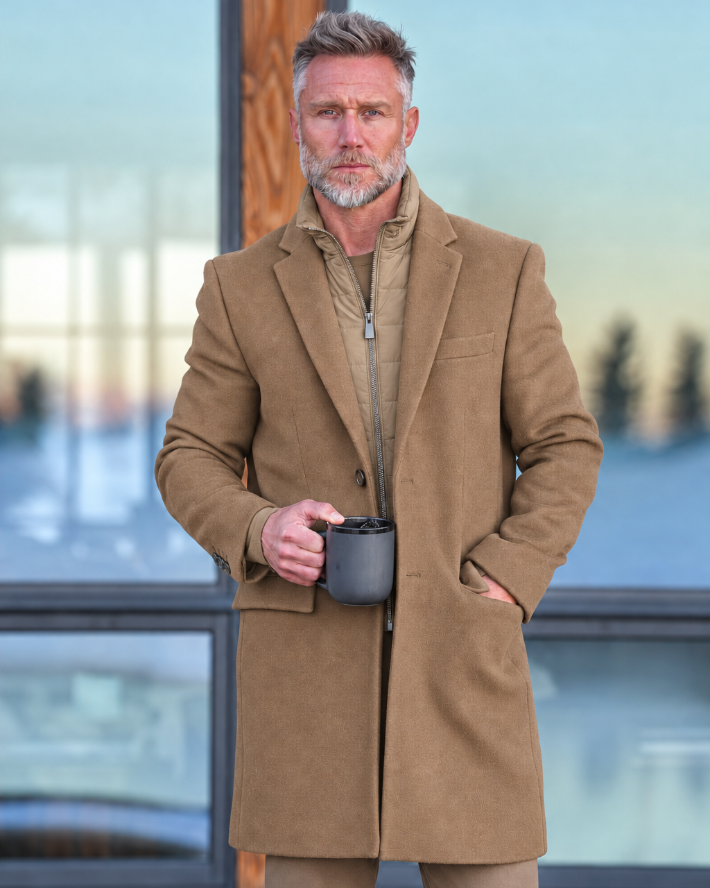 Titan Wool Trench Coat