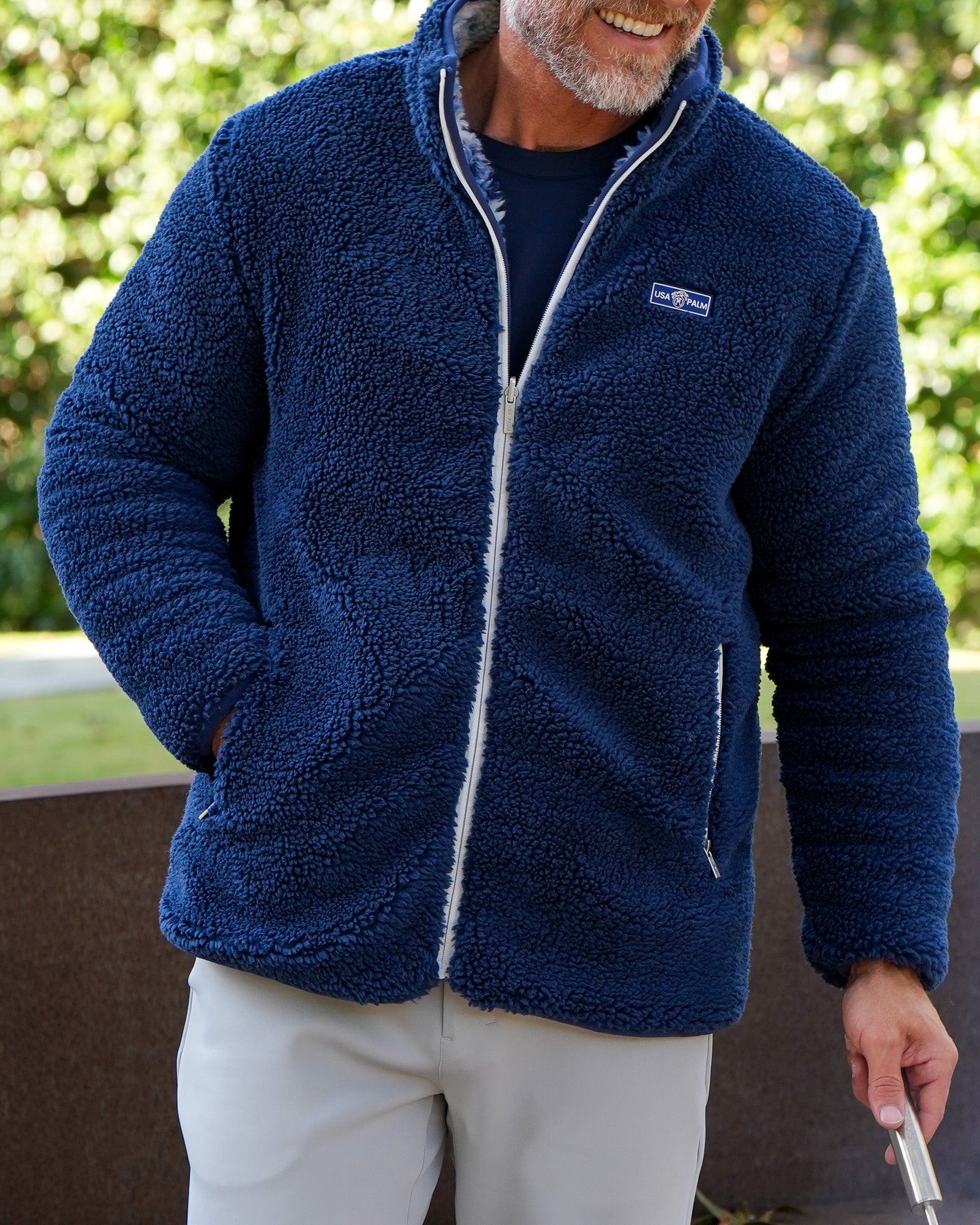 Jacquard Double Sherpa Full Zip