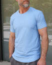 Premium Crew Curve Hem Short Sleeve