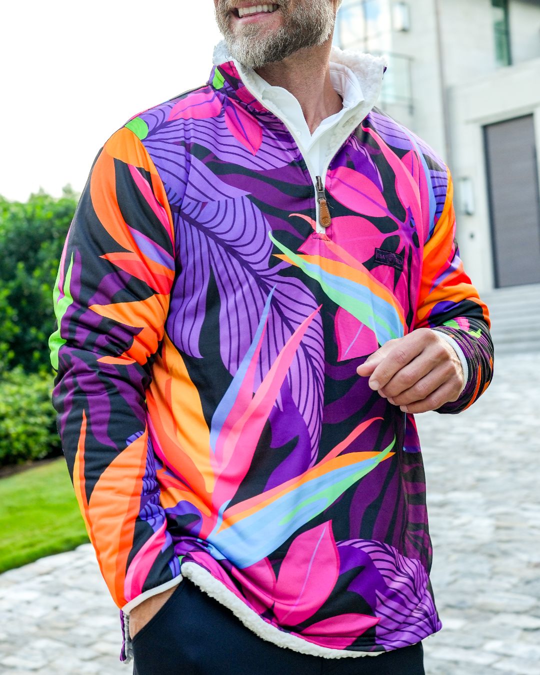 Reversible Sherpa 1/4 Zip - Sale