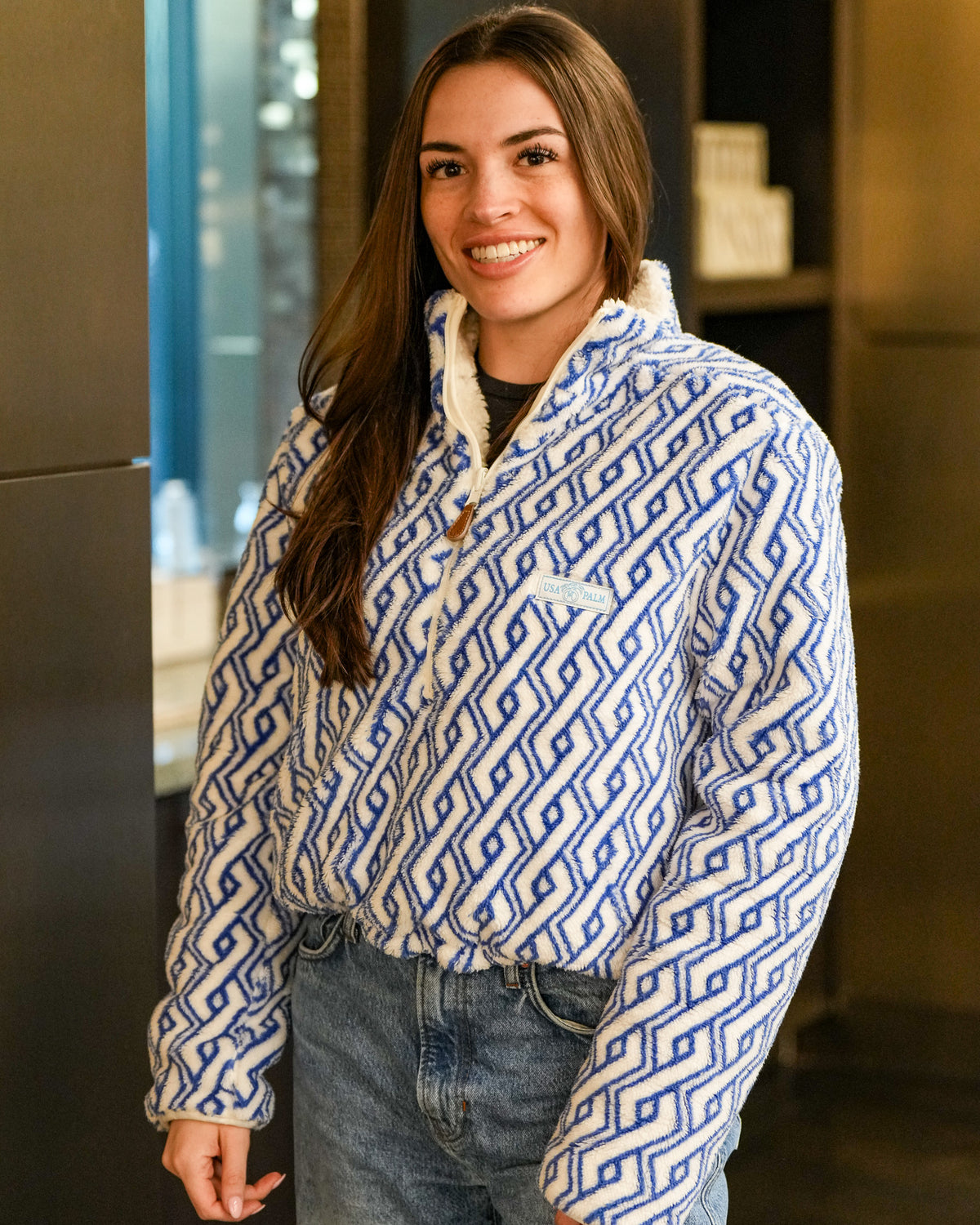 Reversible Womens 1/4 Zip
