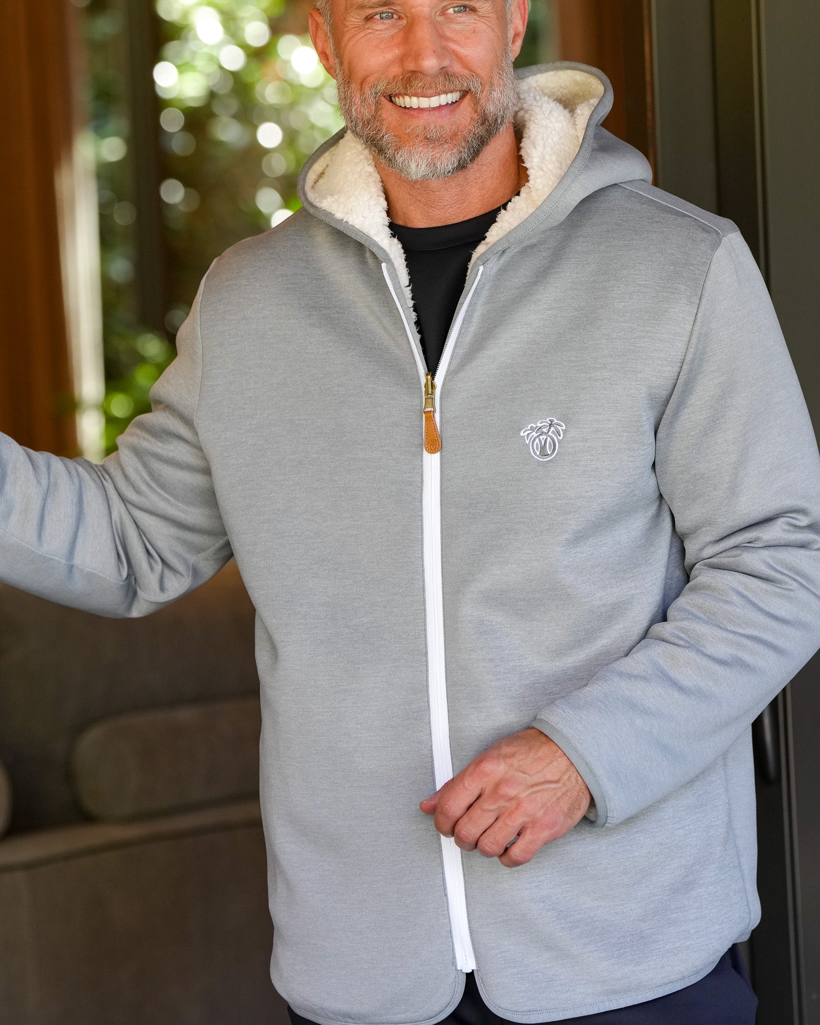 Reversible Sherpa Infinity Full Zip Hoodie