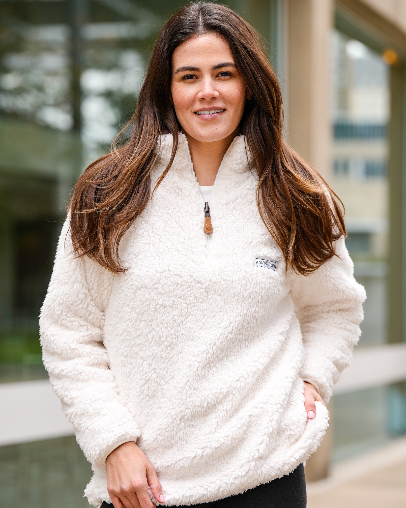 Reversible Double Sherpa 1/4 Zip