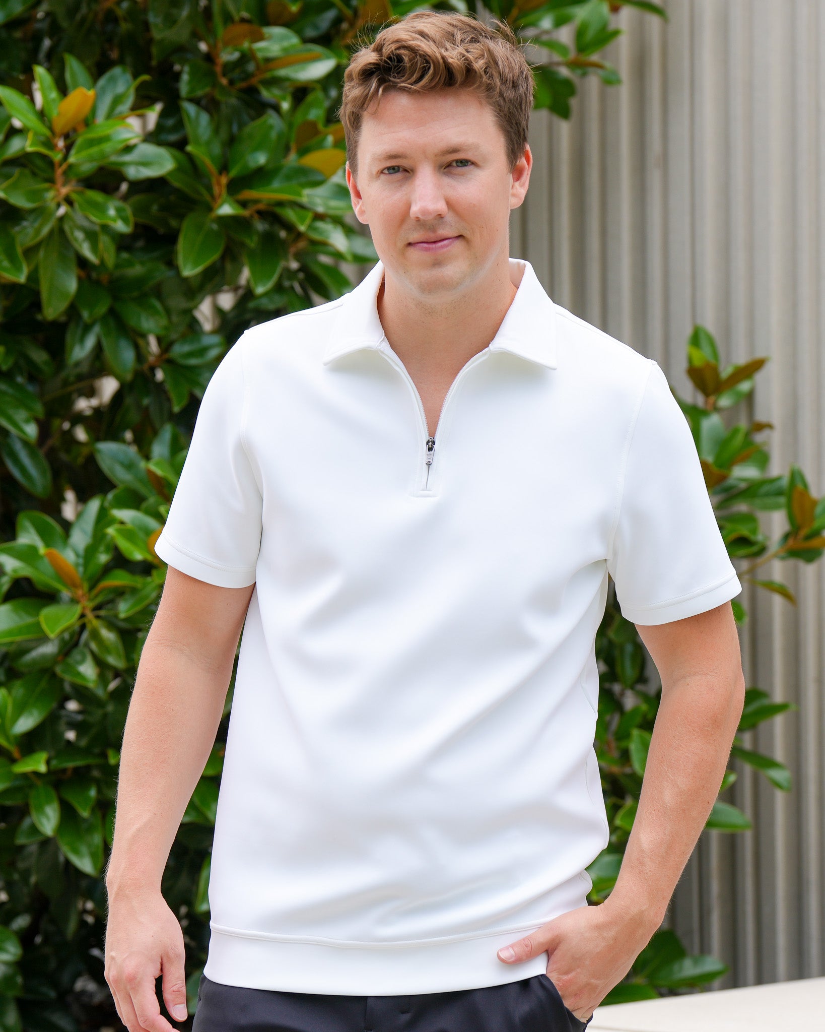Infinity Zip Polo