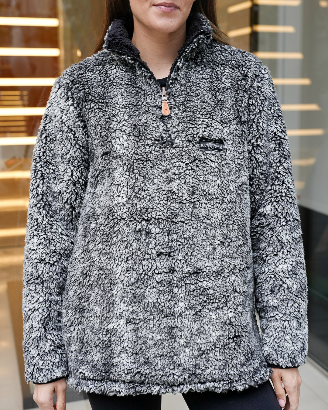 Reversible Sherpa 1/4 Zip - Sale