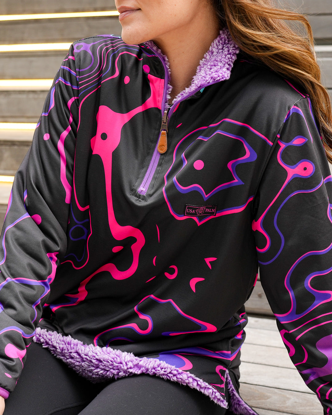 Reversible Sherpa 1/4 Zip - Sale