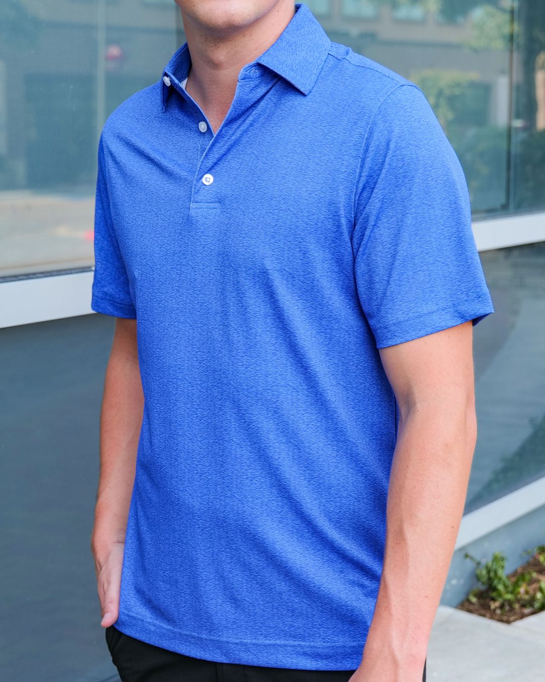 Pique Stretch Polo - Classic Fit