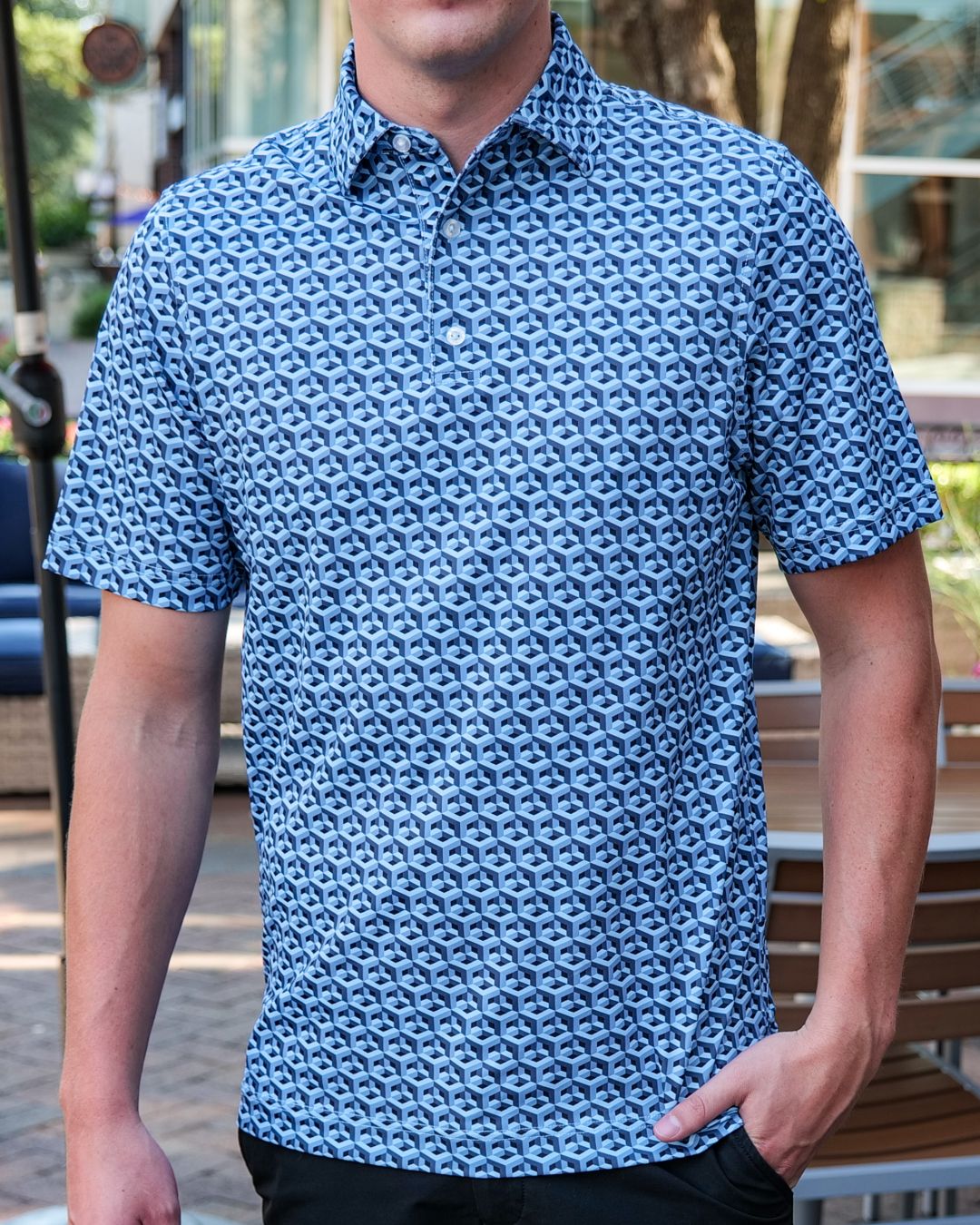 Pique Stretch Polo - Classic Fit